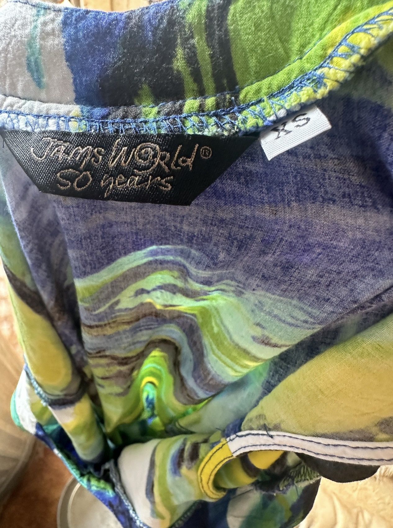 Jams World Jams World Blouse Hawaiian Print Multicolored Women's XS Size XS / US 0-2 / IT 36-38 - 4 Thumbnail