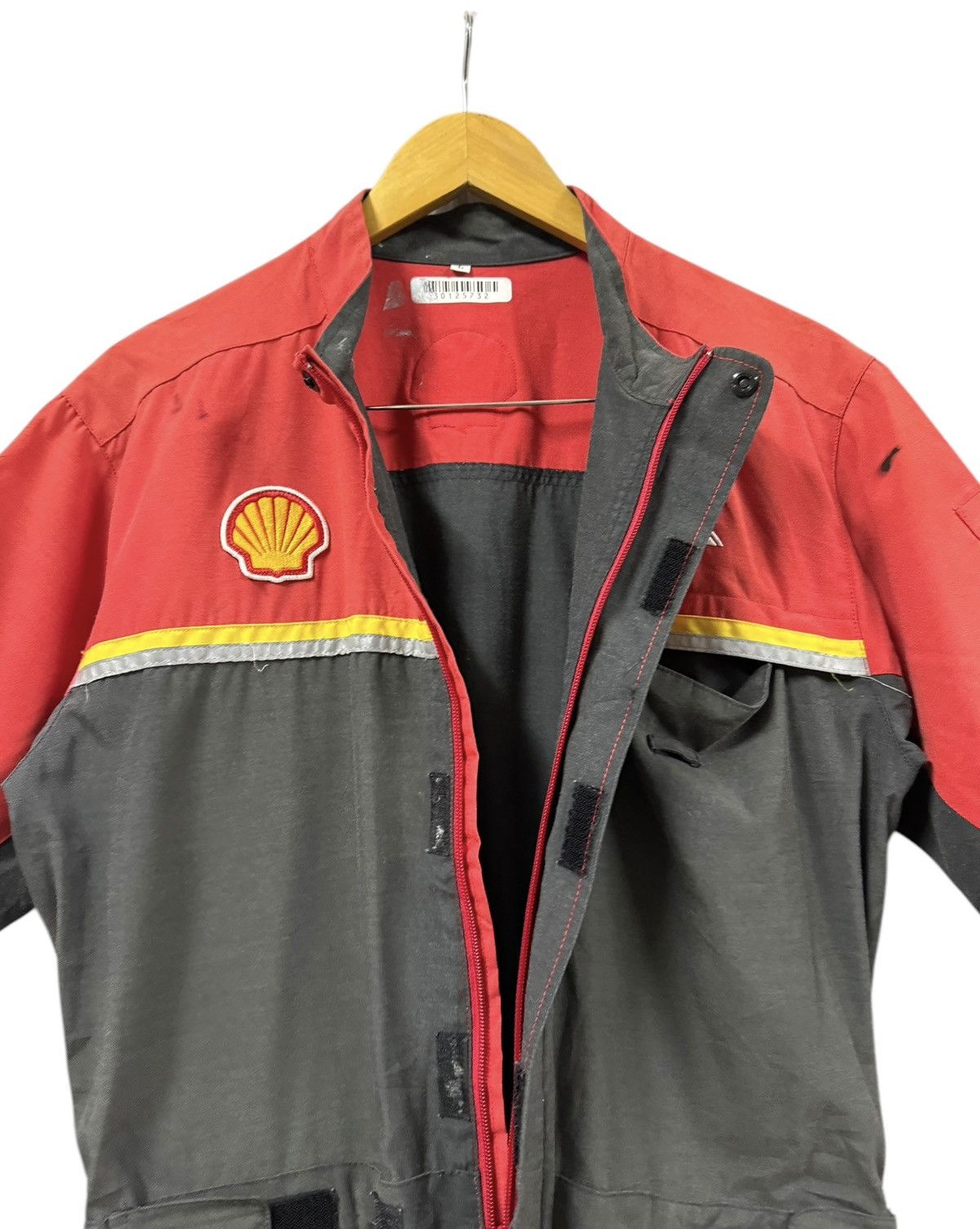 Ferrari × Vintage Vtg🔥Scuderia Ferrari Shell Yuasa Overall Racing Team Size US 32 / EU 48 - 8 Thumbnail