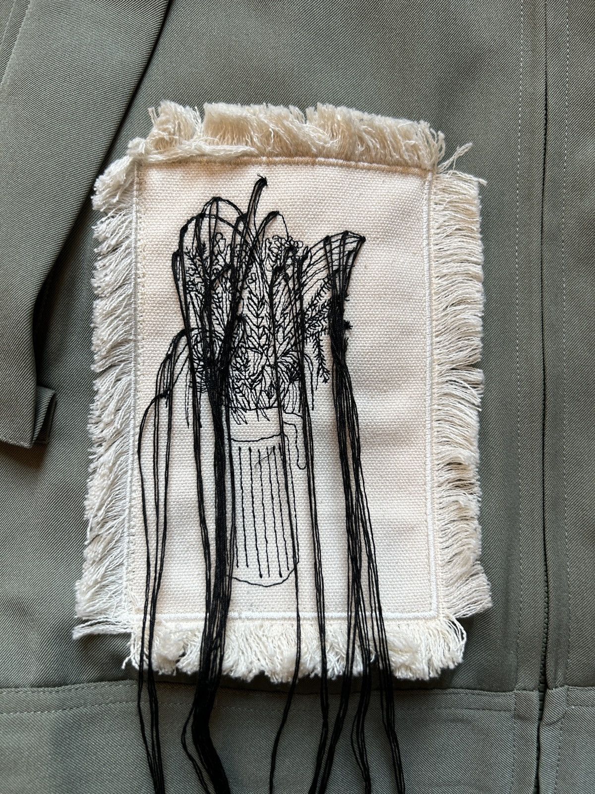 Song For The Mute SS21 Native Embroidered Patch Jacket Size US S / EU 44-46 / 1 - 3 Thumbnail