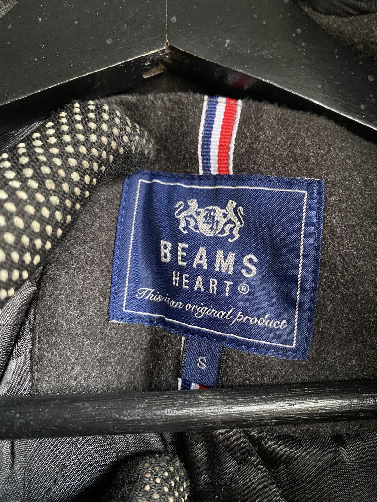 Beams Japan BEAMS HEART Hooded Duffle Coat Wool Blend Toggle Jacket Grey Size US S / EU 44-46 / 1 - 7 Thumbnail