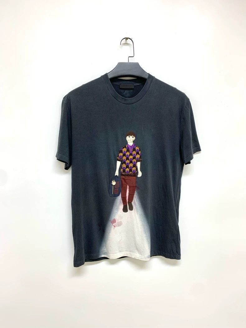 Prada Prada Casual chest printed short sleeves 2501-Nextarrow Size US XL / EU 56 / 4 - 1 Thumbnail