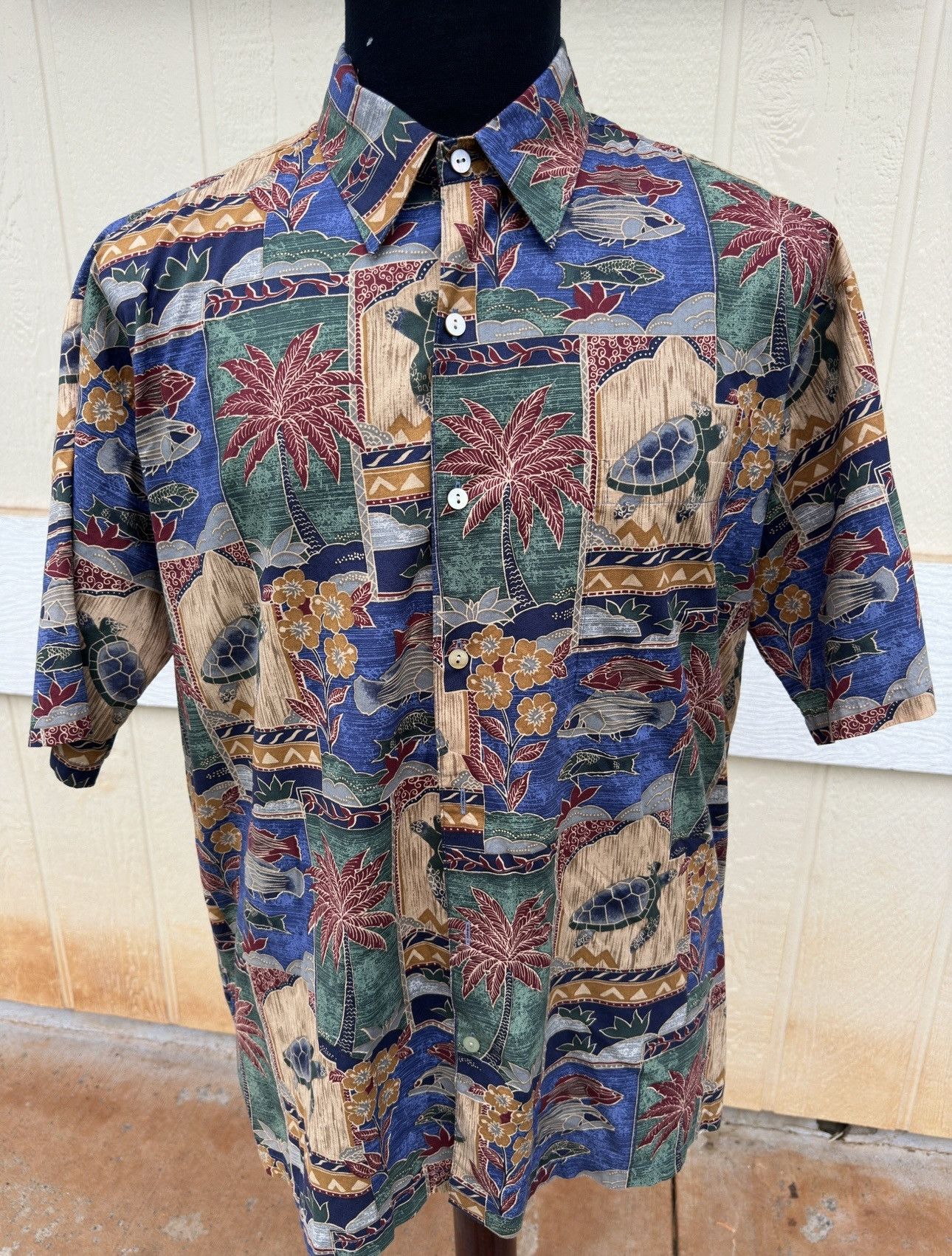 Tori Richard Tori Richard Hawaiian Print Multicolored Men's Medium Size US M / EU 48-50 / 2 - 1 Thumbnail