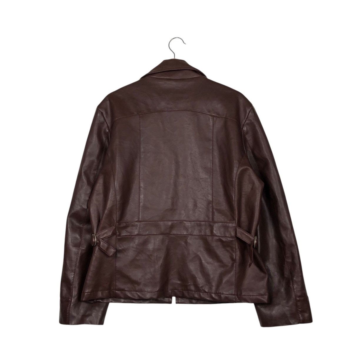 Japanese Brand 📌Vintage Soft Leather Biker Jacket JcPenny Issey Miyake Size US L / EU 52-54 / 3 - 9 Thumbnail