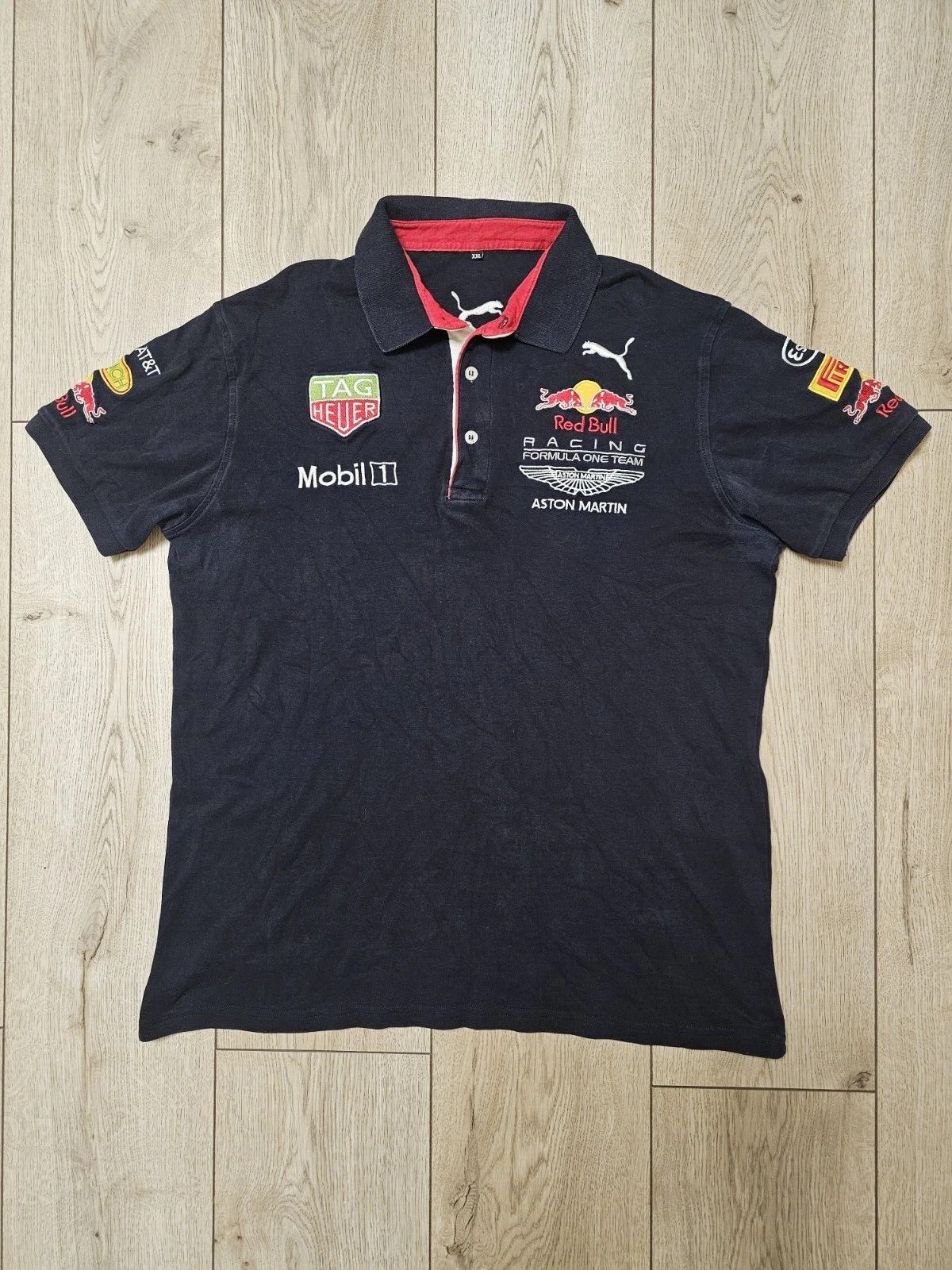 Formula 1 RED BULL F1 TEAM SHIRT POLO F1 RED BULL JERSEY Size US L / EU 52-54 / 3 - 1 Thumbnail