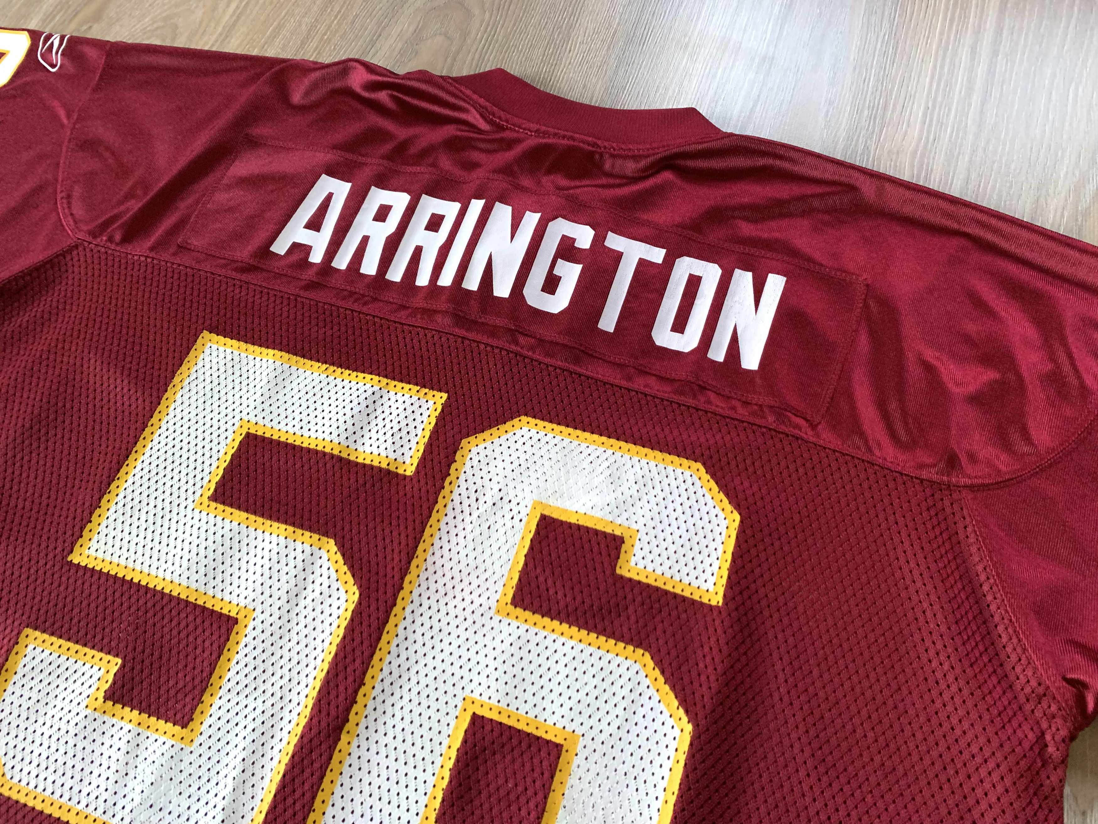 NFL × Reebok × Vintage Reebok NFL Washington Redskins LaVar Arrington #56 Jersey Size US XL / EU 56 / 4 - 6 Thumbnail