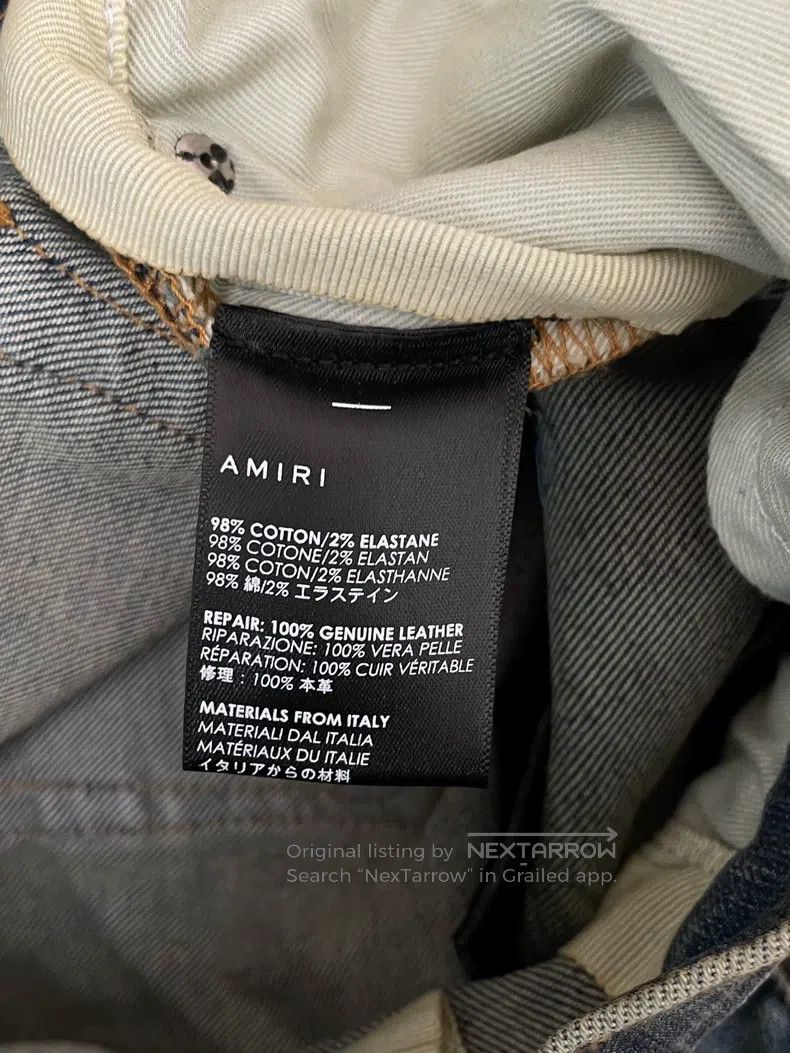 Amiri Amiri Size 32 Slim jeans with holes Size US 32 / EU 48 - 4 Thumbnail