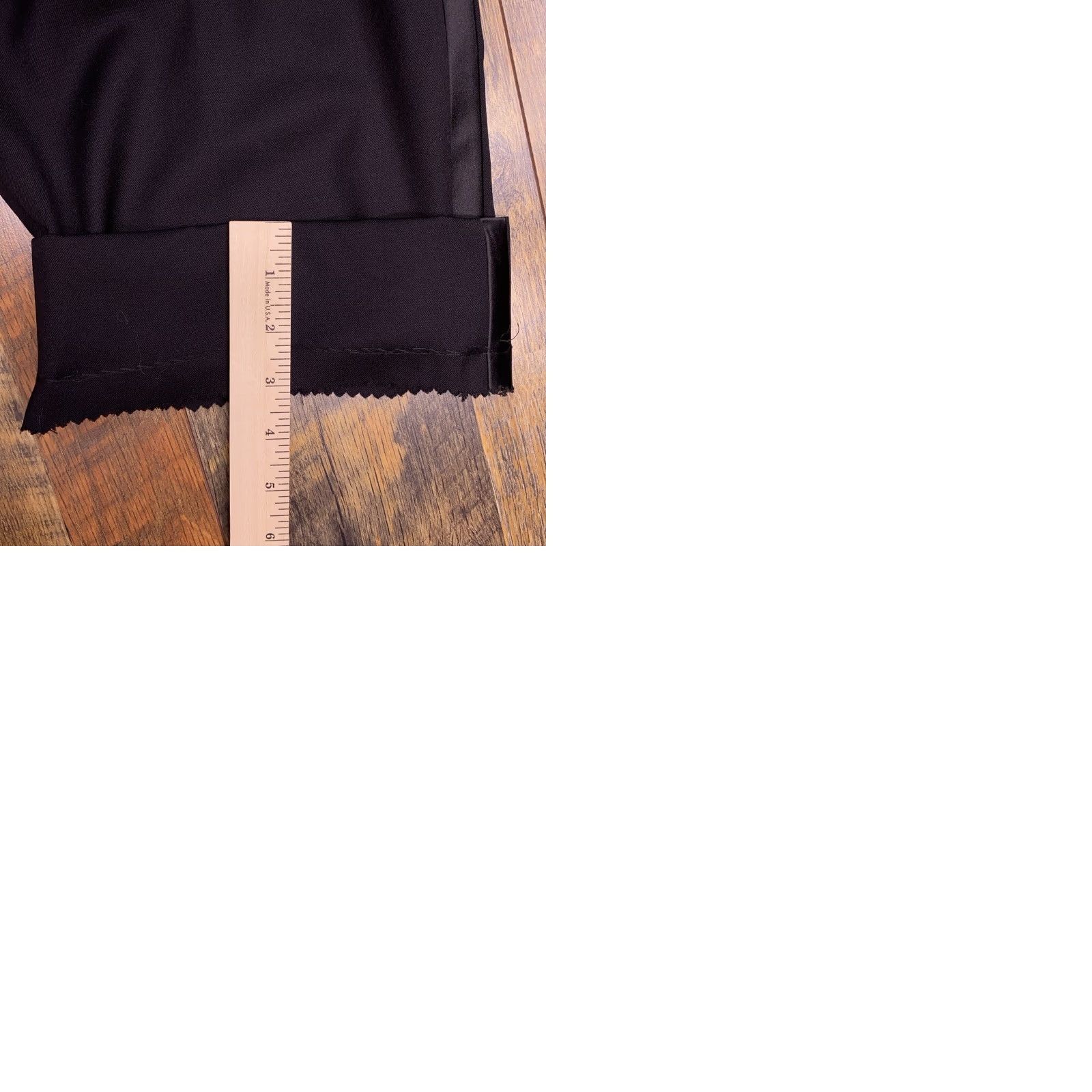 Jos. A. Bank Jos. A. Bank Tuxedo Travelers Suit 46 Long Black Wool 41x32 Pants 2 Piece Formal Size 46R - 12 Thumbnail