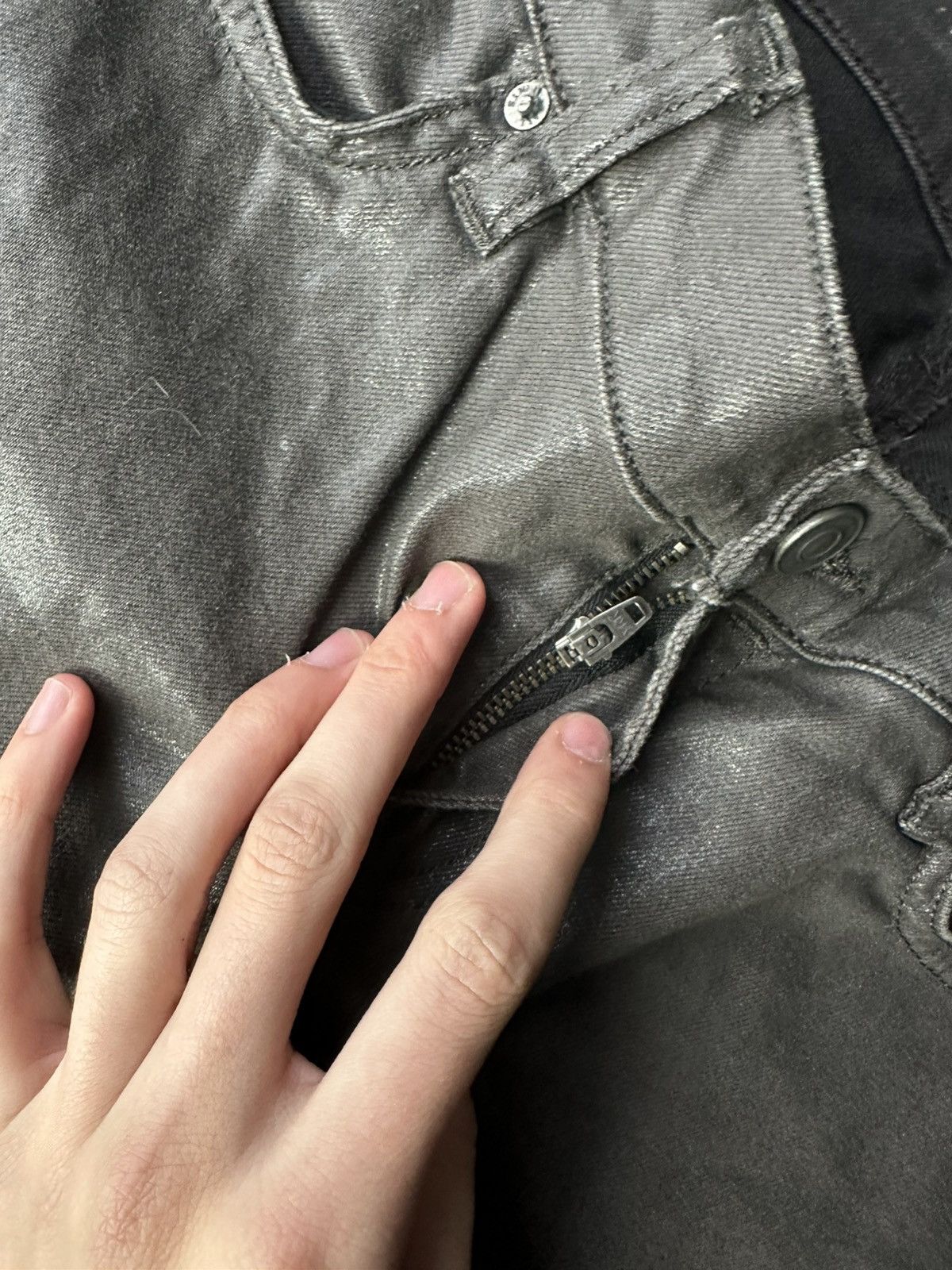 Allsaints 🚨Gothic ALLSAINTS Regular Slim relax Flared Jeans Womens Size 32" / US 10 / IT 46 - 10 Thumbnail