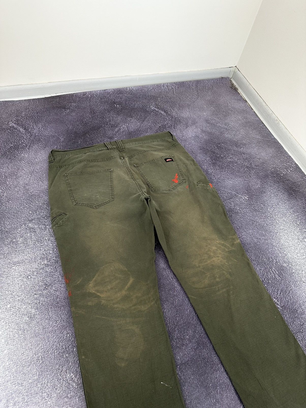 Dickies Vintage Dickies Cargo Carpenter Baggy Faded USA Work Pants Size US 38 / EU 54 - 5 Thumbnail