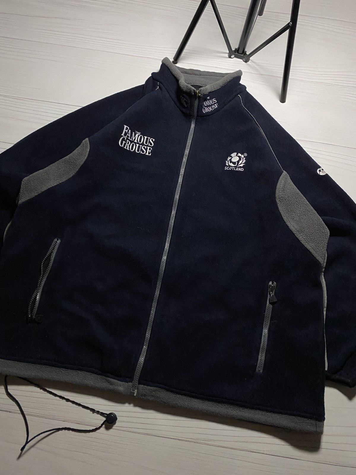 Canterbury of New Zealand × Vintage Canterbury Scotland Vintage Fleece Jacket THE FAMOUS GROUSE Size US XL / EU 56 / 4 - 18 Thumbnail