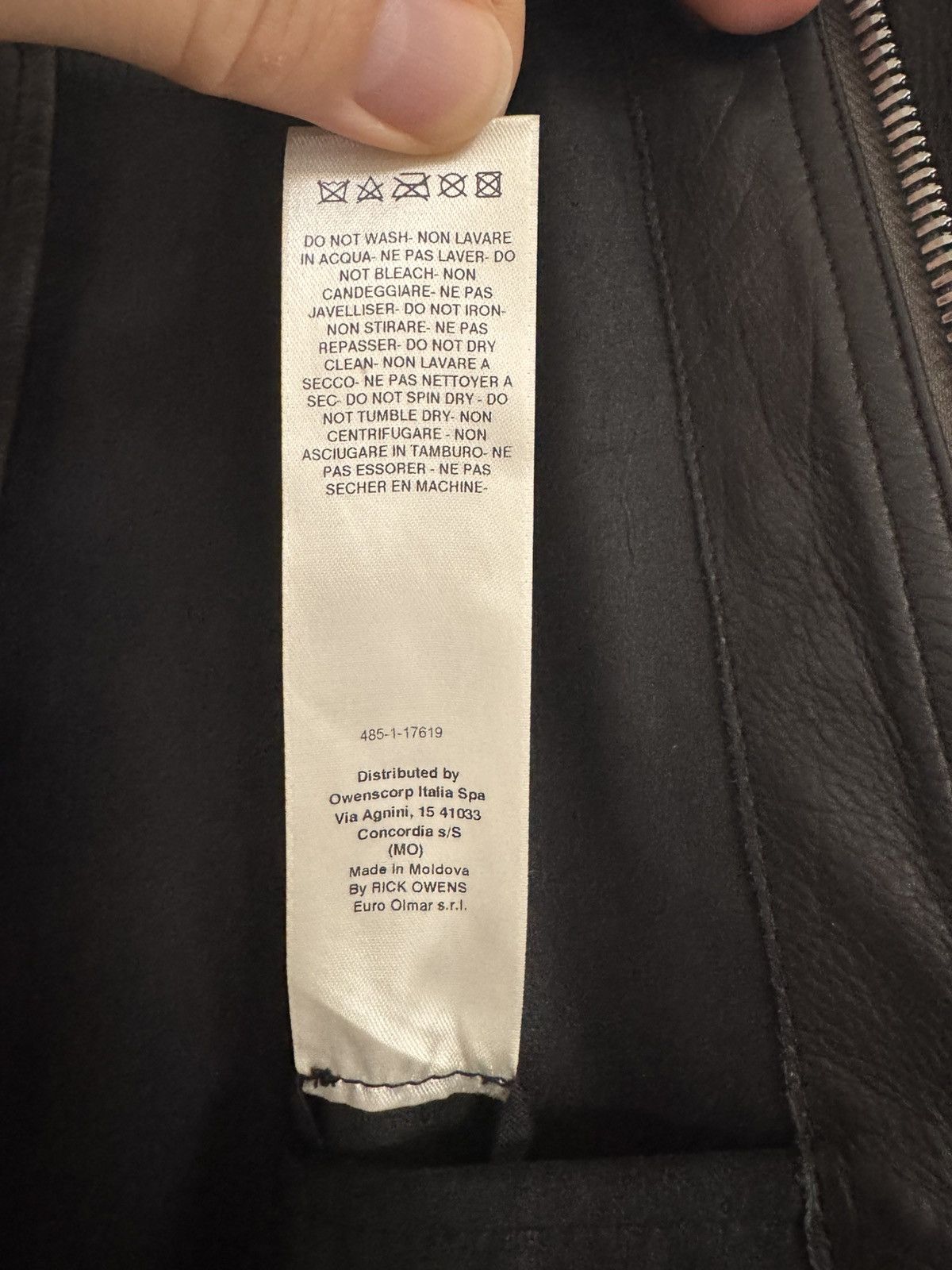 Rick Owens Rick Owens Leather Bomber Jacket Black Calf Size 50 IT/M-L Size US M / EU 48-50 / 2 - 7 Thumbnail