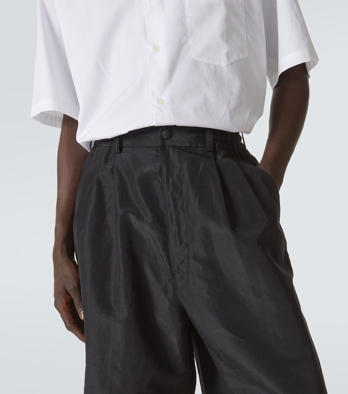 Comme des Garcons Homme Comme des Garçons Homme Linen-blend shorts Size US 30 / EU 46 - 5 Thumbnail