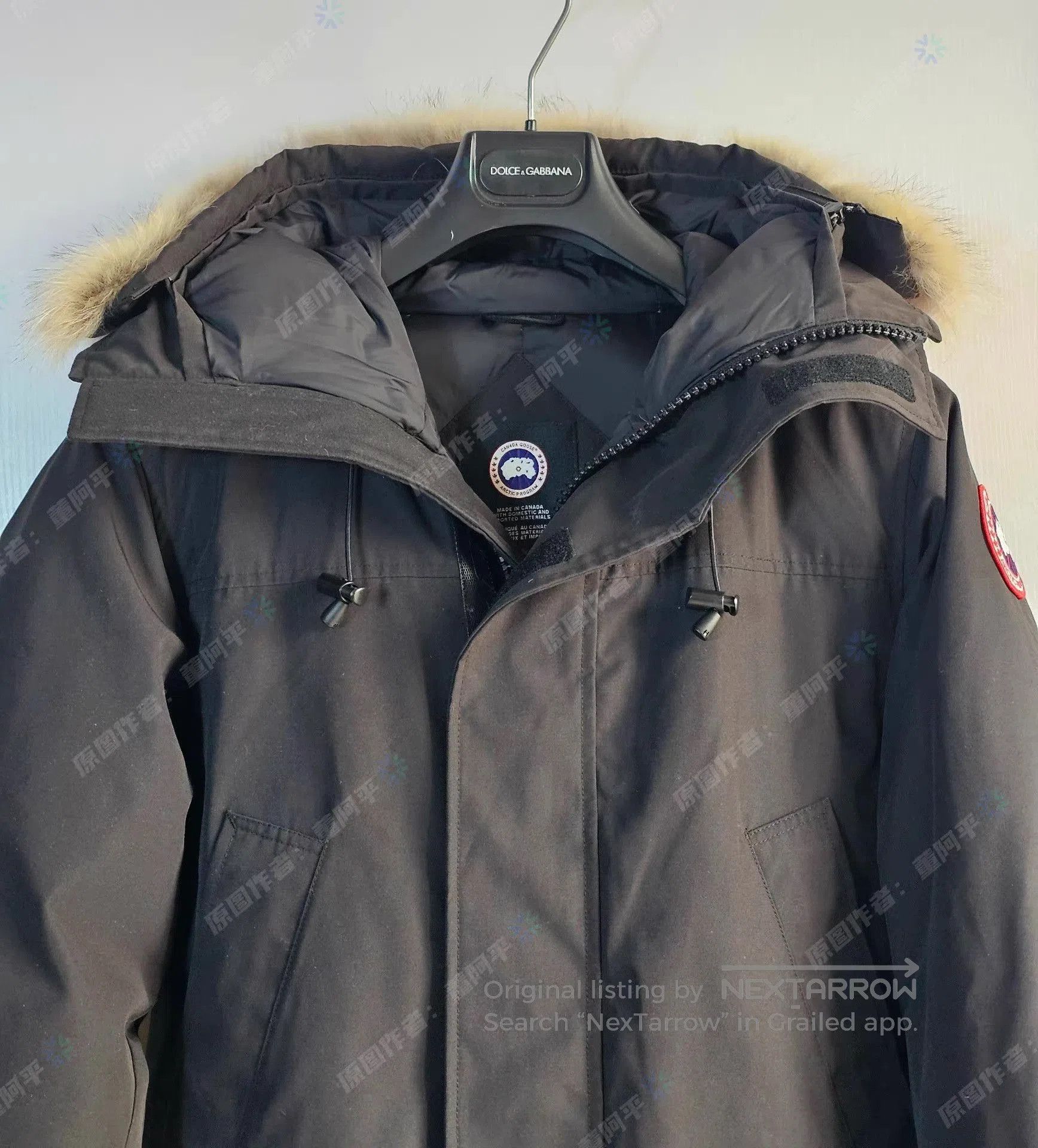 Canada Goose Black Heavy Winter Coat with Fur Hood. Size US M / EU 48-50 / 2 - 2 Thumbnail