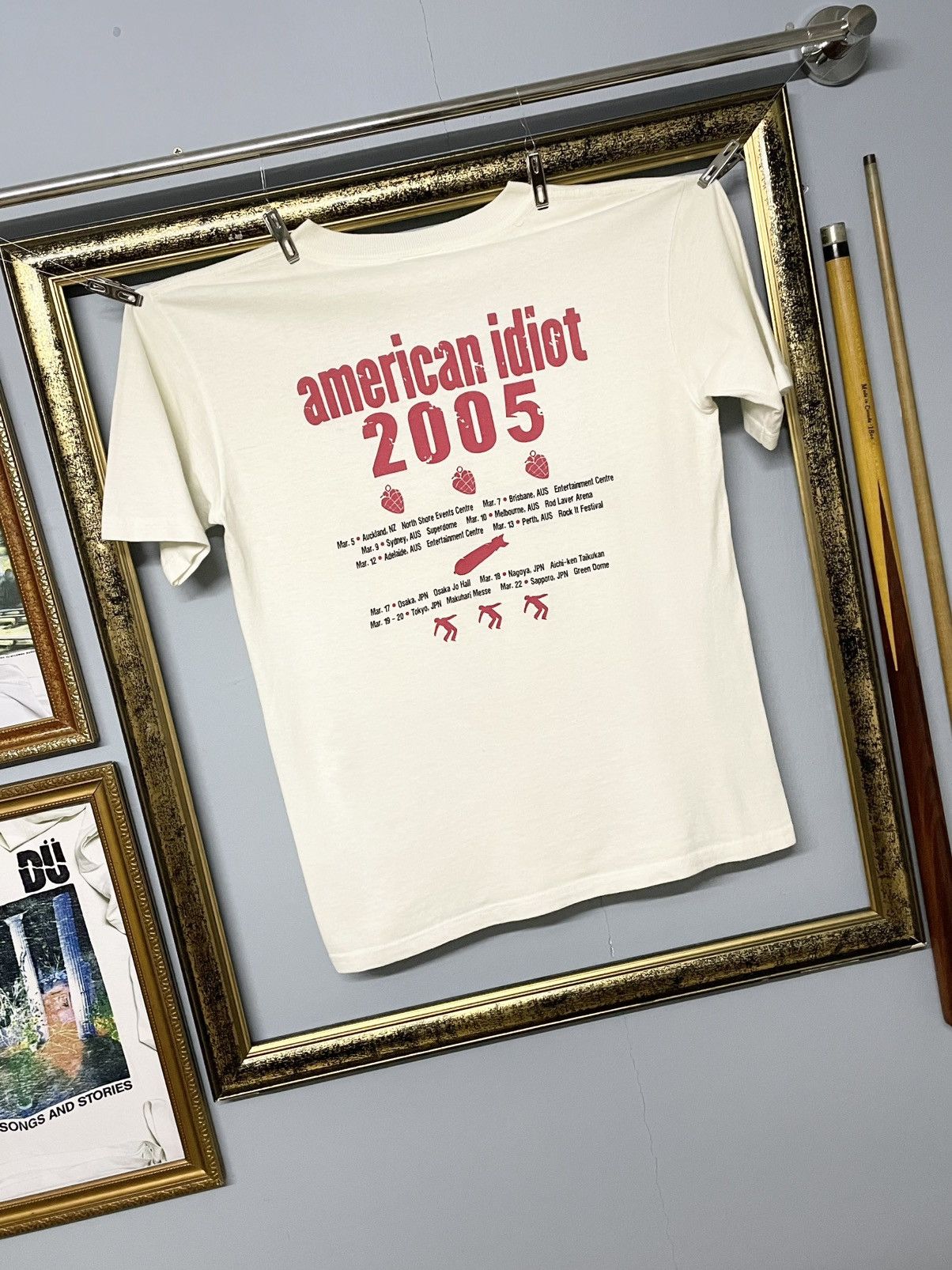 Vintage Vintage Greenday American Idiot Tour 2005 Cropped Tshirt Size US S / EU 44-46 / 1 - 10 Thumbnail