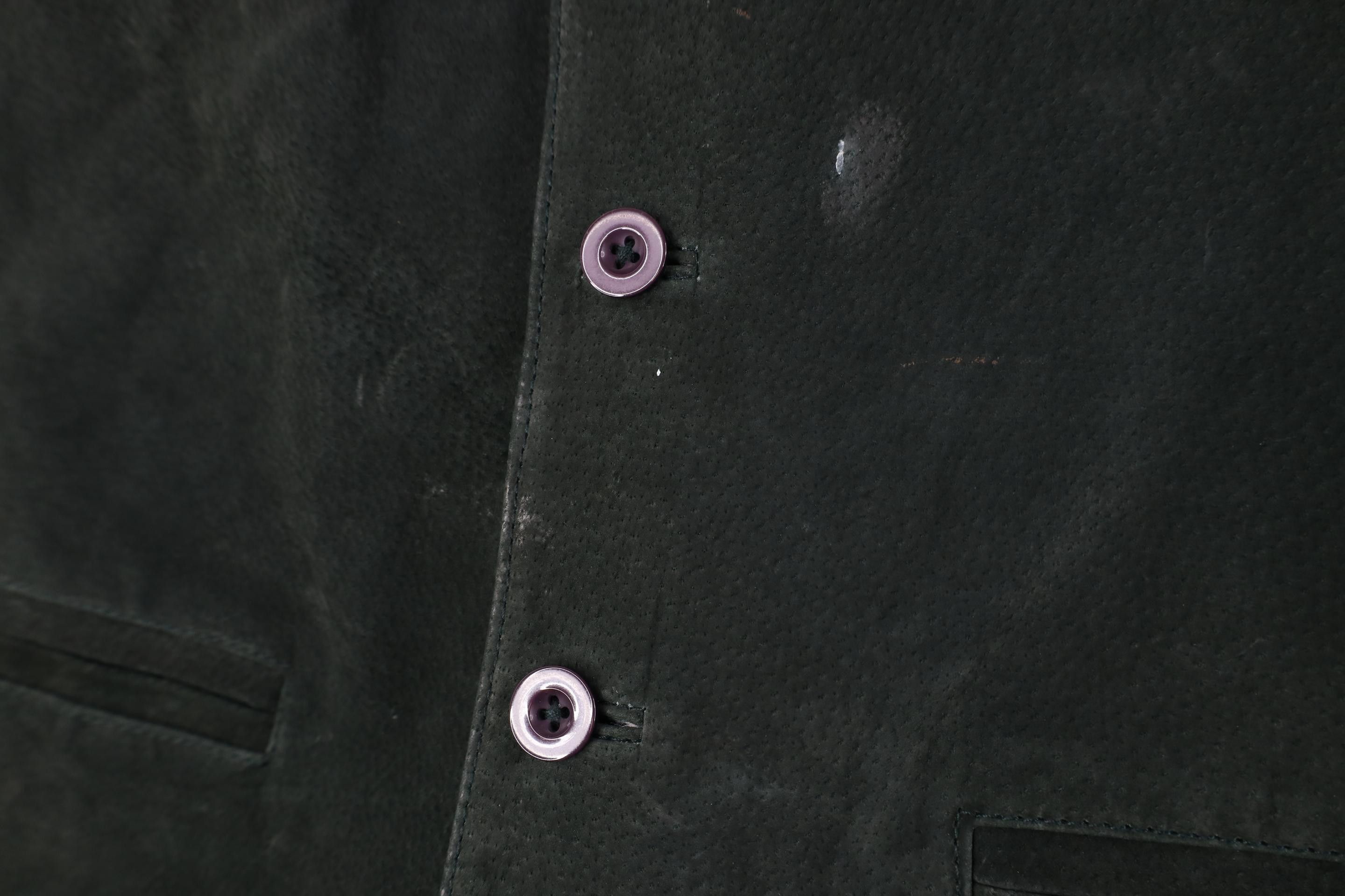 Vintage Vintage 90s Streetwear Suede Leather Buckle Back Vest Jacket Size US L / EU 52-54 / 3 - 6 Thumbnail