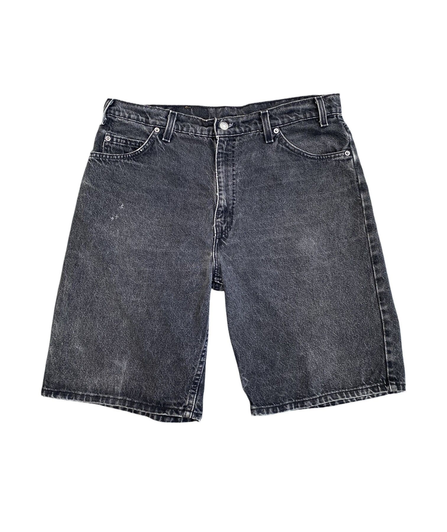 Levi's Vintage Clothing × Vintage PERFECTLY FADED LEVIS VINTAGE 505 ORANGE TAB CROPPED Size US 35 - 2 Thumbnail
