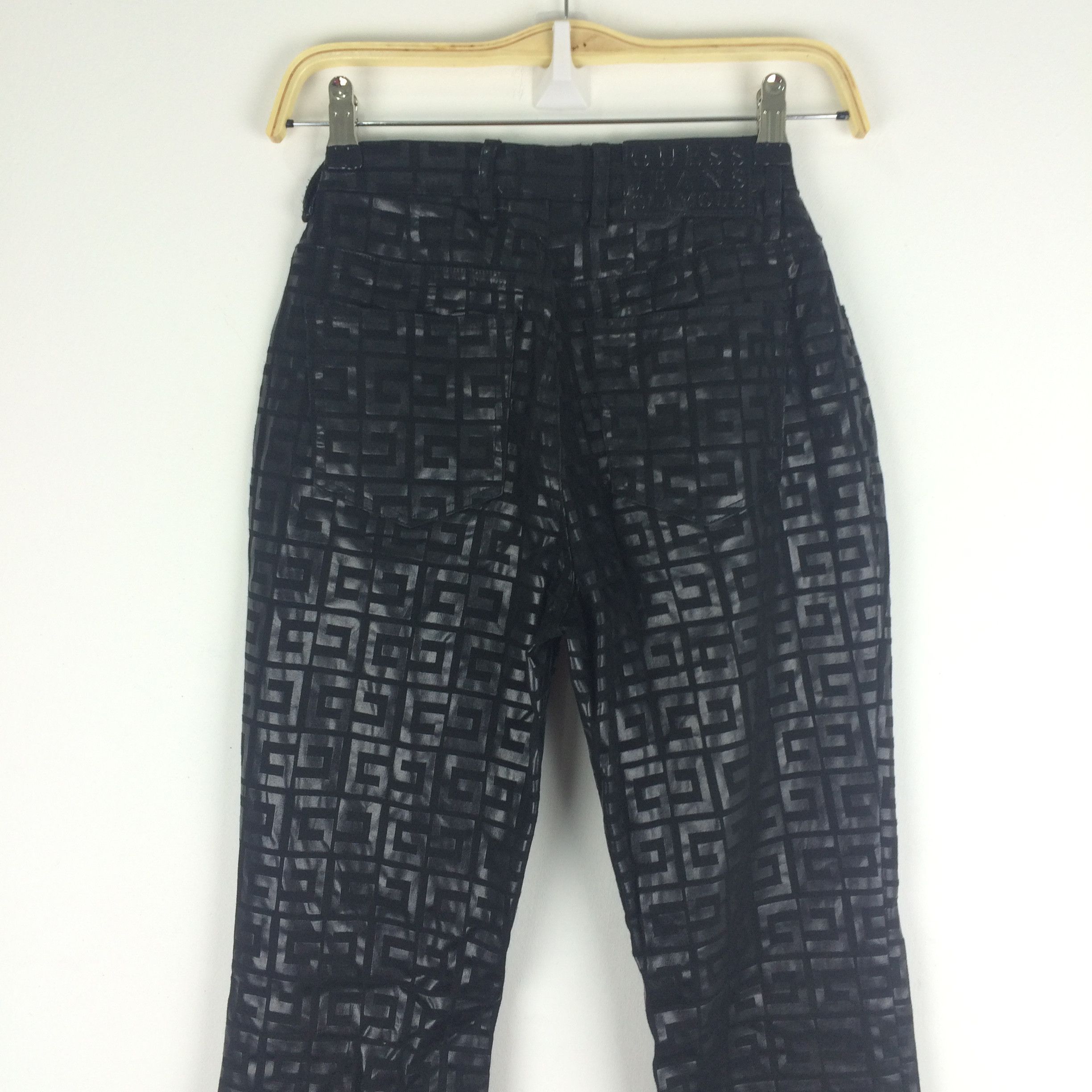 Guess X22 GUESS JEANS GLAMOUR MONOGRAM HIGH WAIST PANTS Size 24" / US 00 / IT 34 - 2 Thumbnail