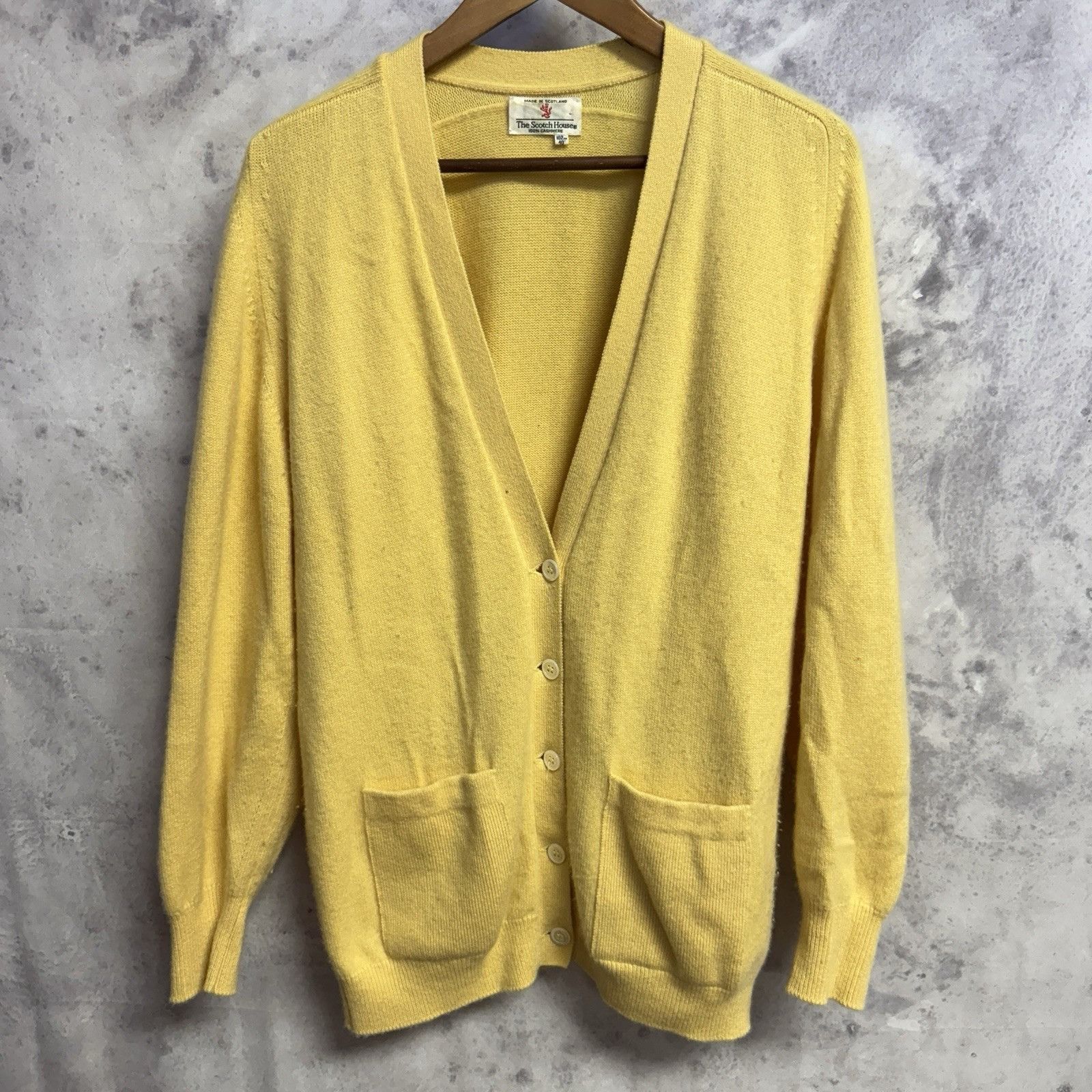 Vintage Vintage The Scotch House Cashmere Cardigan Sweater Womens 40 Size S / US 4 / IT 40 - 1 Thumbnail