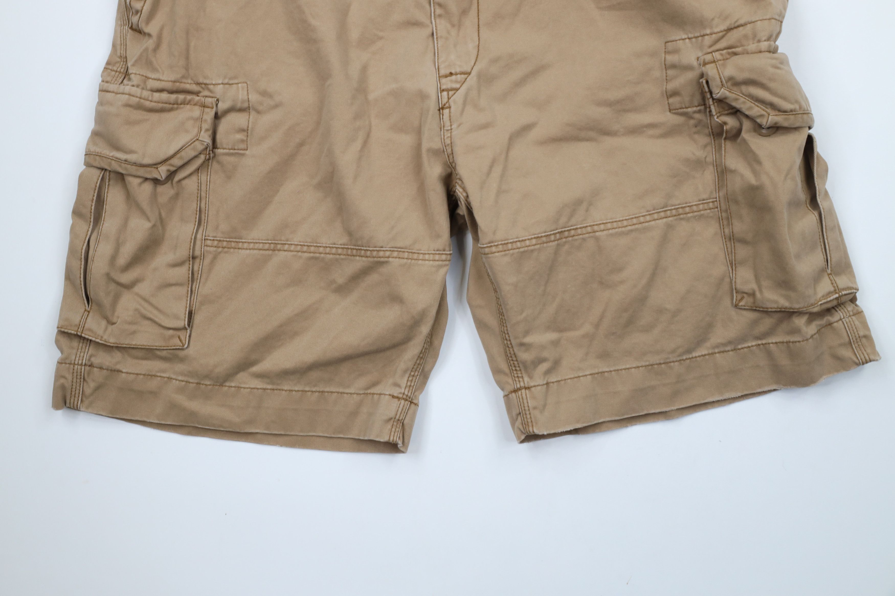 Ralph Lauren × Vintage Vintage 90s Ralph Lauren Heavyweight Shorts Brown Cotton Size US 42 / EU 58 - 4 Thumbnail