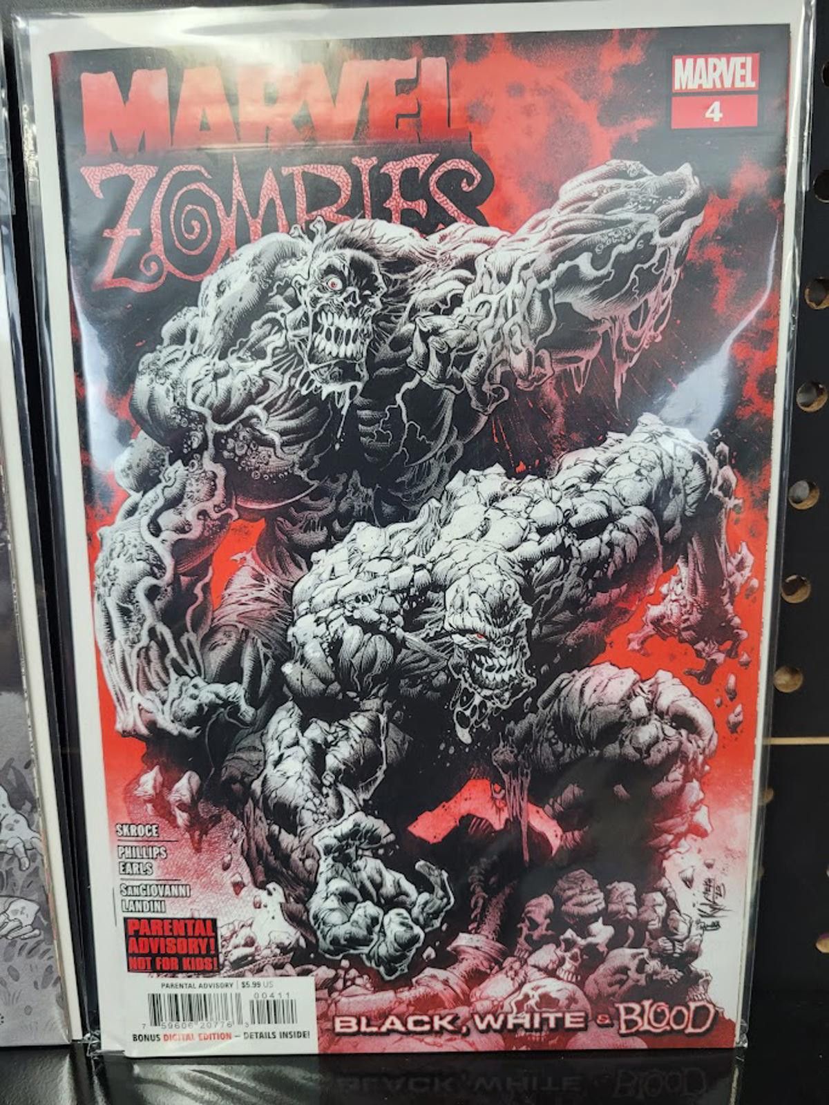 Marvel Comics Marvel Zombies Black, White & Blood #1-4 Comic Set Size ONE SIZE - 5 Thumbnail
