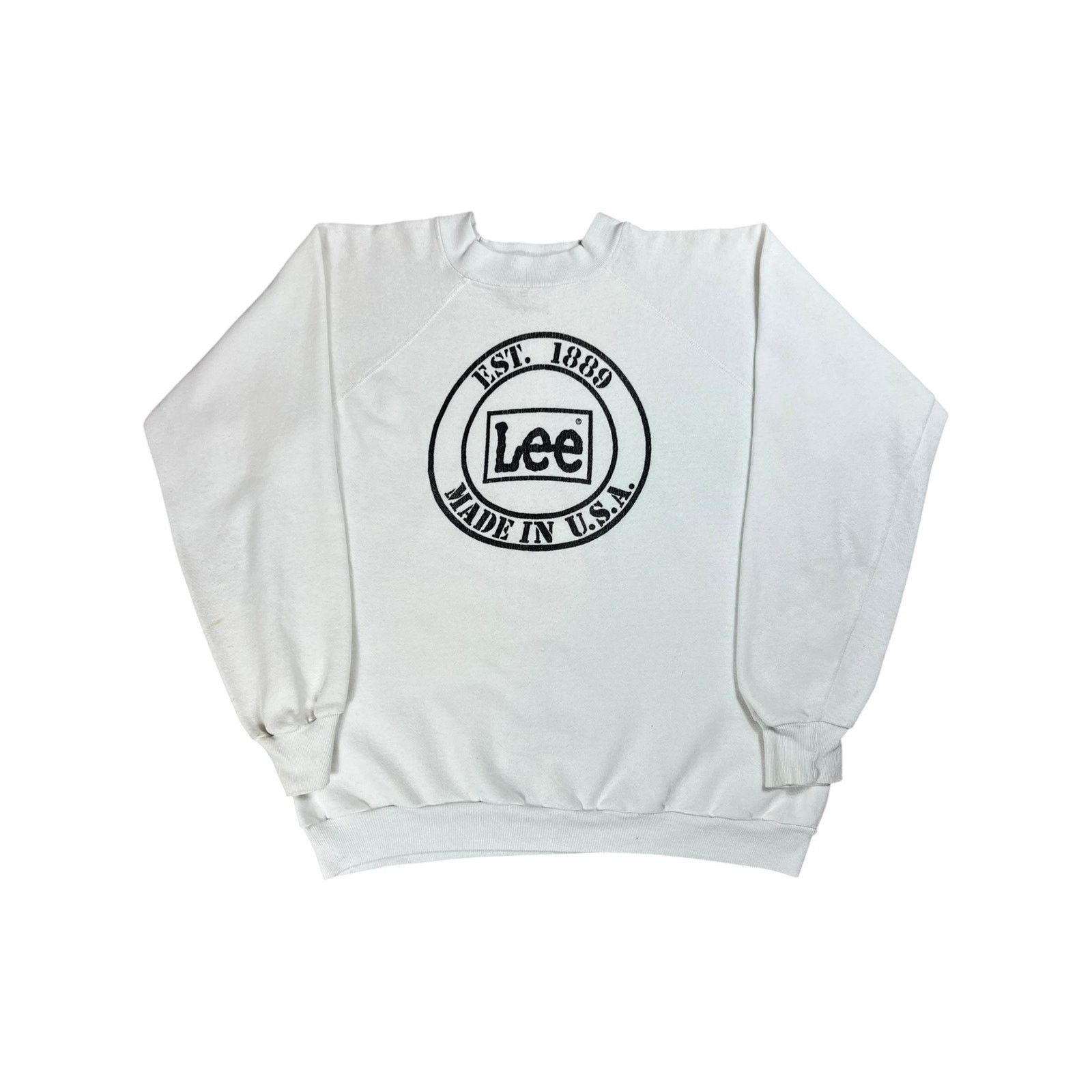 Lee × Vintage Vintage 80s Lee Made in USA promo crewneck (L) Size US L / EU 52-54 / 3 - 1 Thumbnail