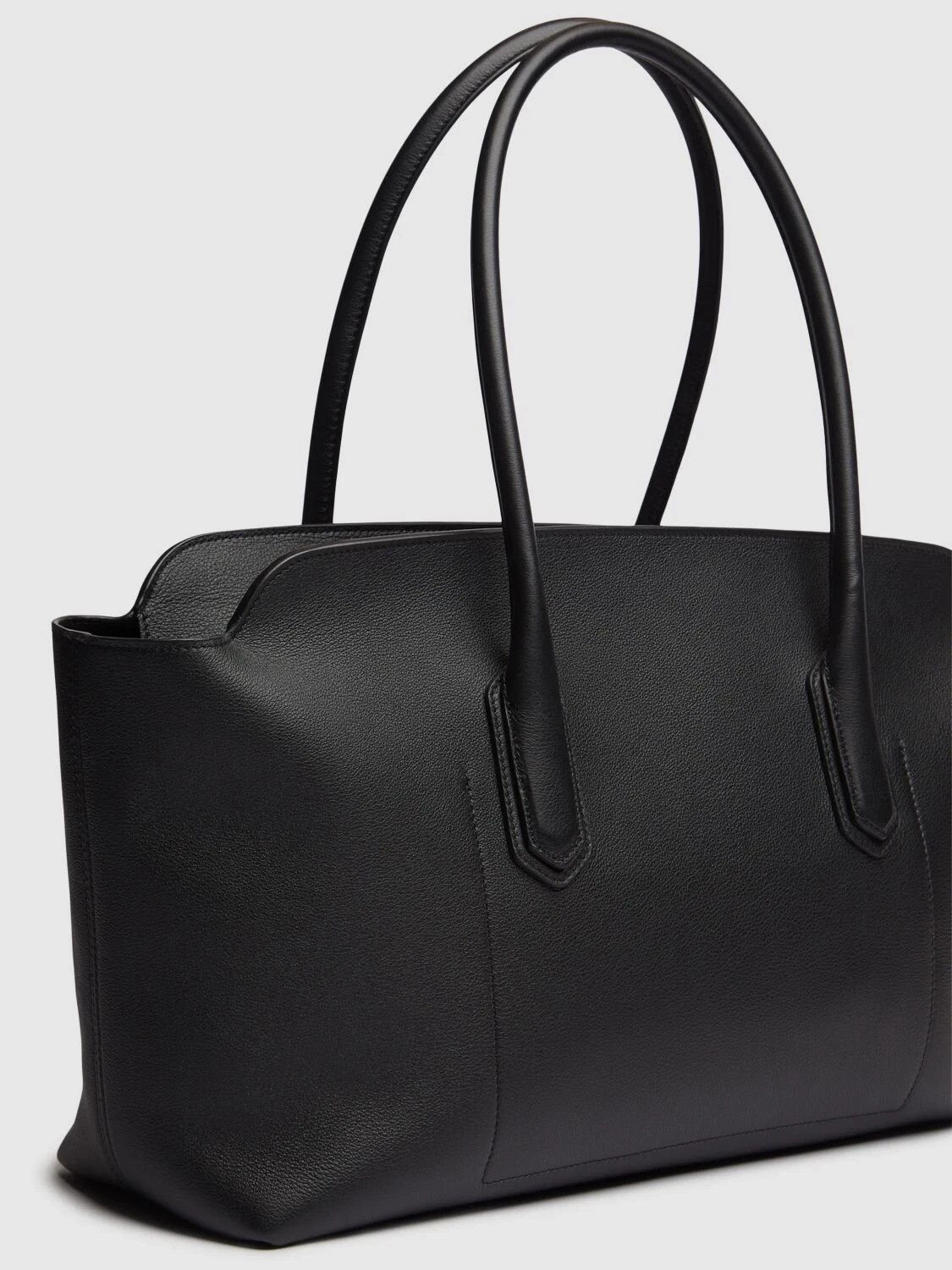 TOM FORD $4650 Large Black Leather Tote Bag New Auth