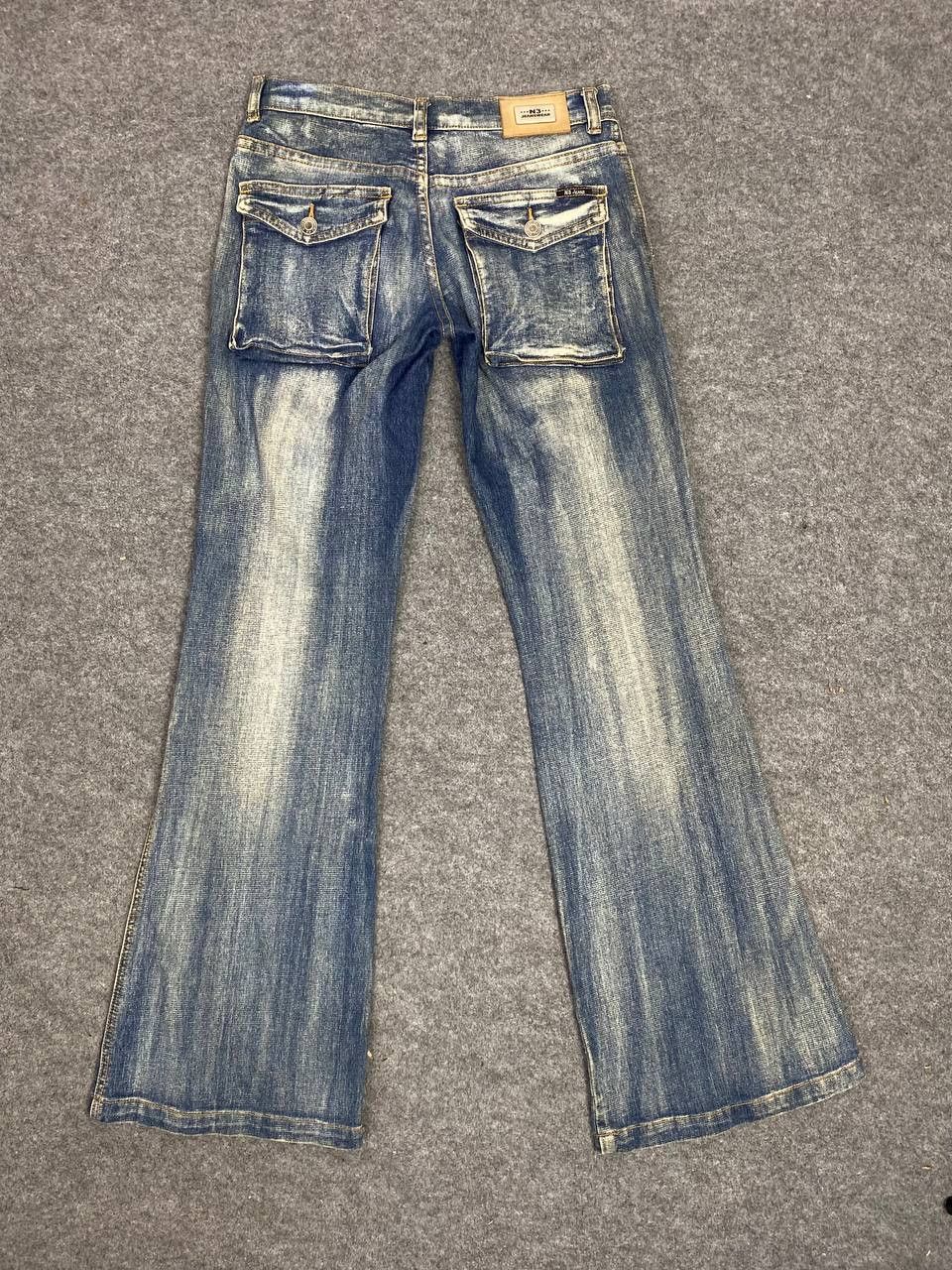 Japanese Brand vintage japanese brands 3d pocket bootcut flare denim Size 28" / US 6 / IT 42 - 1 Thumbnail