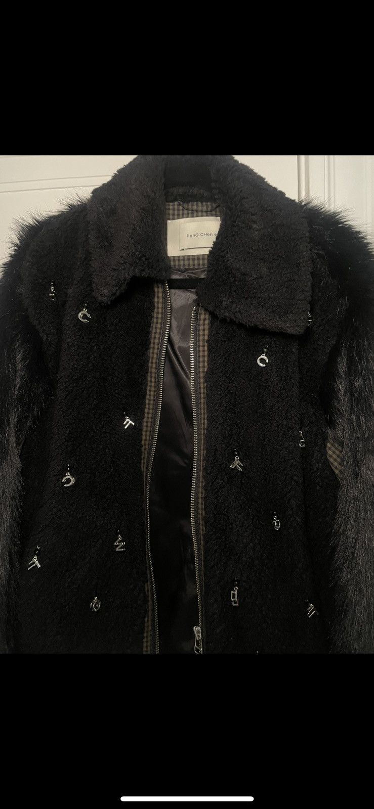 Feng Chen Wang Feng Chen Wang Black Fur Jacket Size US M / EU 48-50 / 2 - 1 Thumbnail