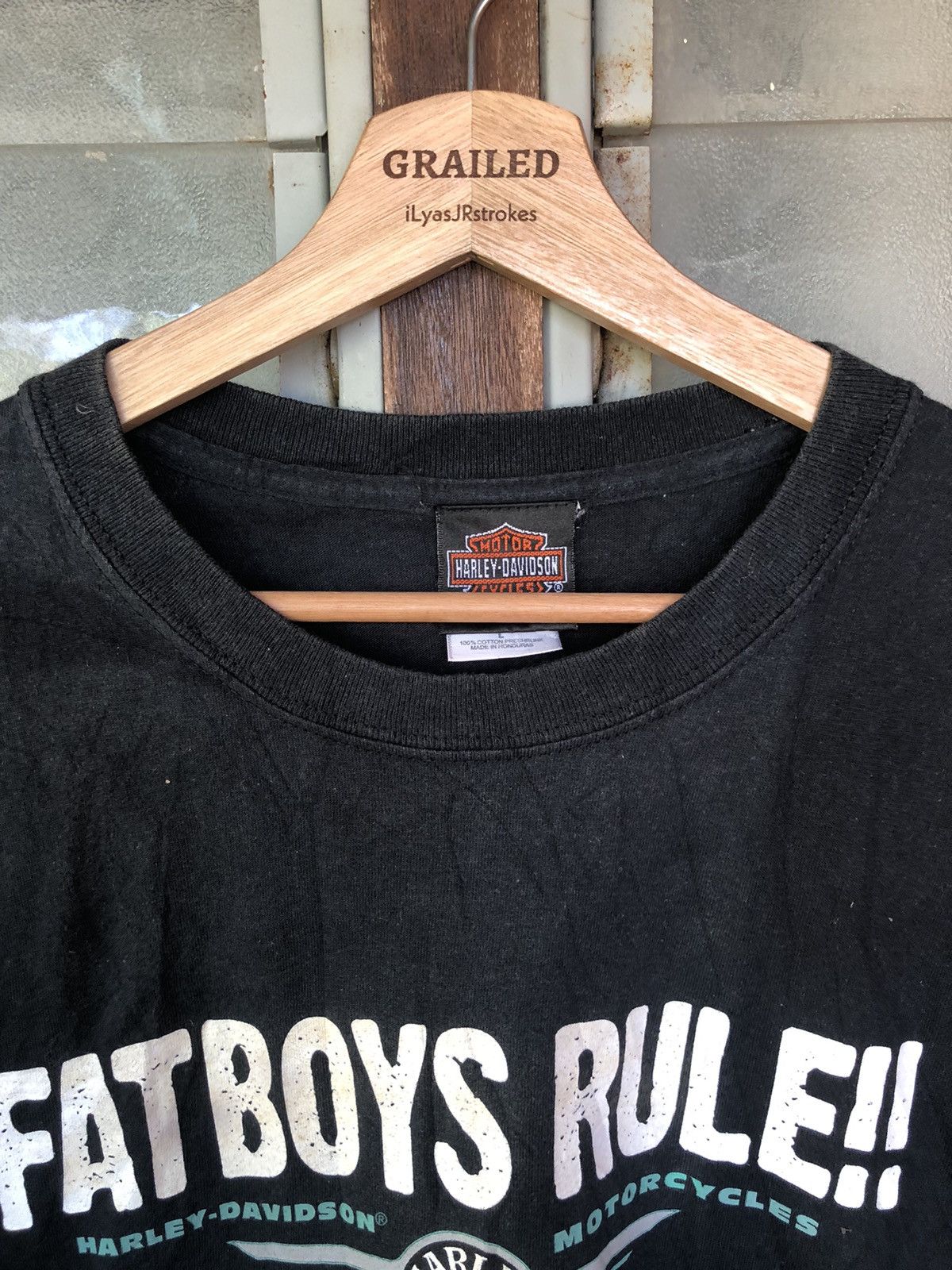 Harley Davidson Vintage Fatboys Rule Harley Davidson Shirt Tee Size US L / EU 52-54 / 3 - 10 Thumbnail