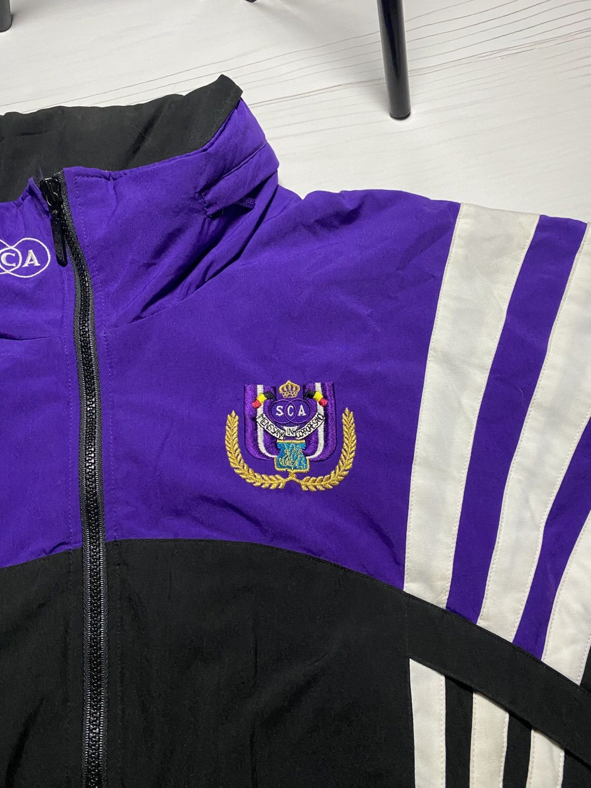 Adidas Vintage Anderlecht 1996/97 Adidas football y2k jacket Size US XXL / EU 58 / 5 - 11 Thumbnail