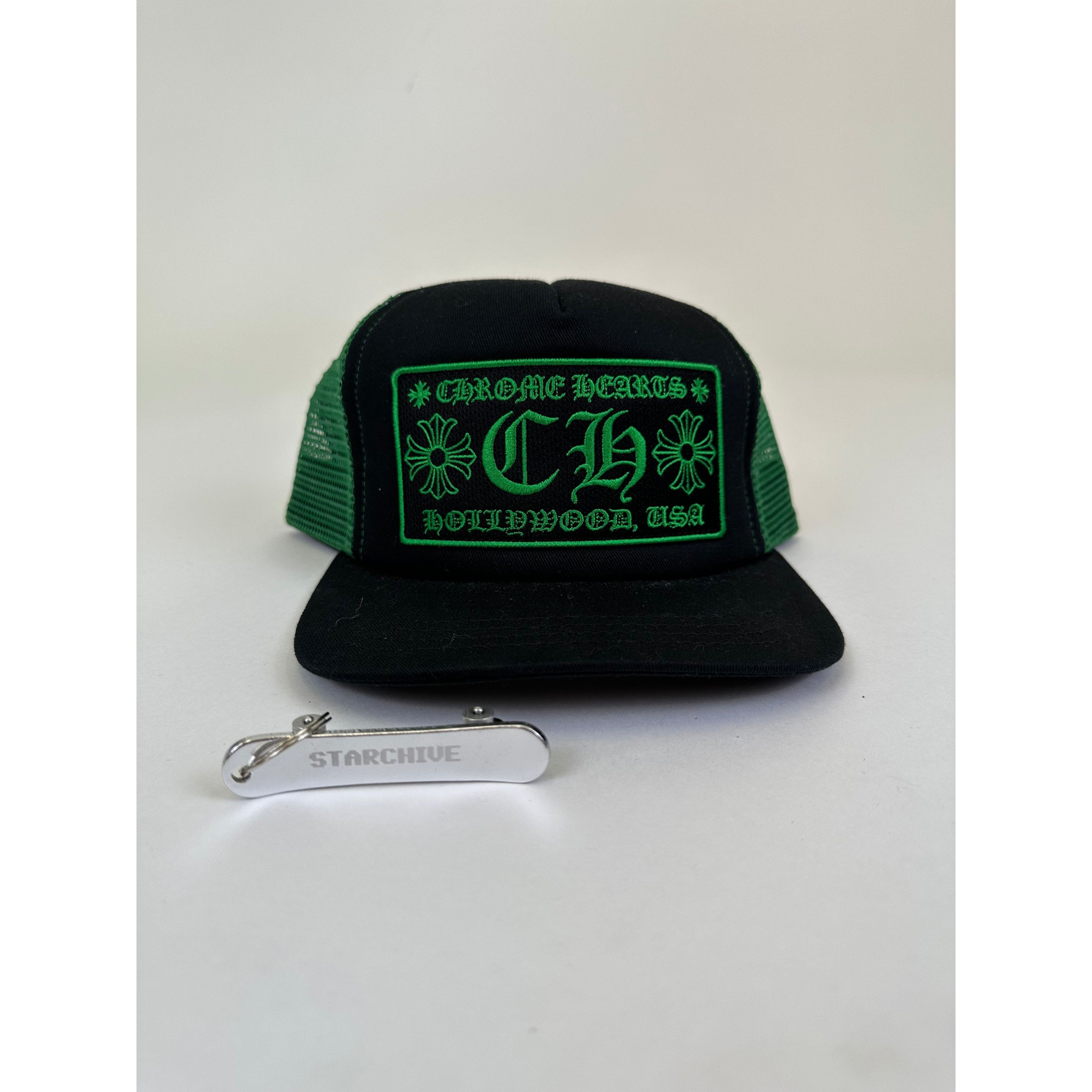 Chrome Hearts CH Hollywood Trucker Hat Size ONE SIZE - 8 Thumbnail