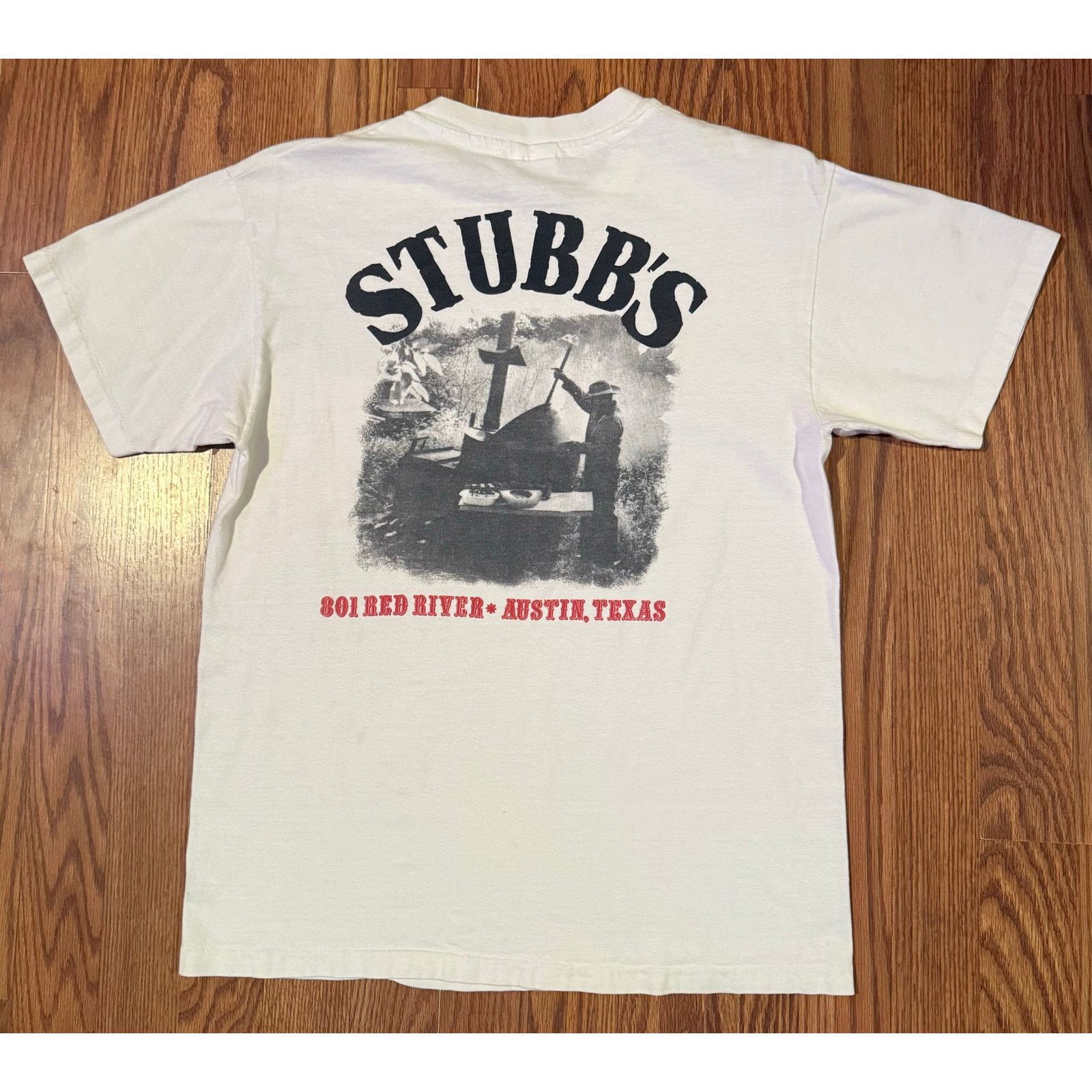 Hanes Early 90s Stubbs Legendary BBQ pocket Tee Size US M / EU 48-50 / 2 - 5 Thumbnail