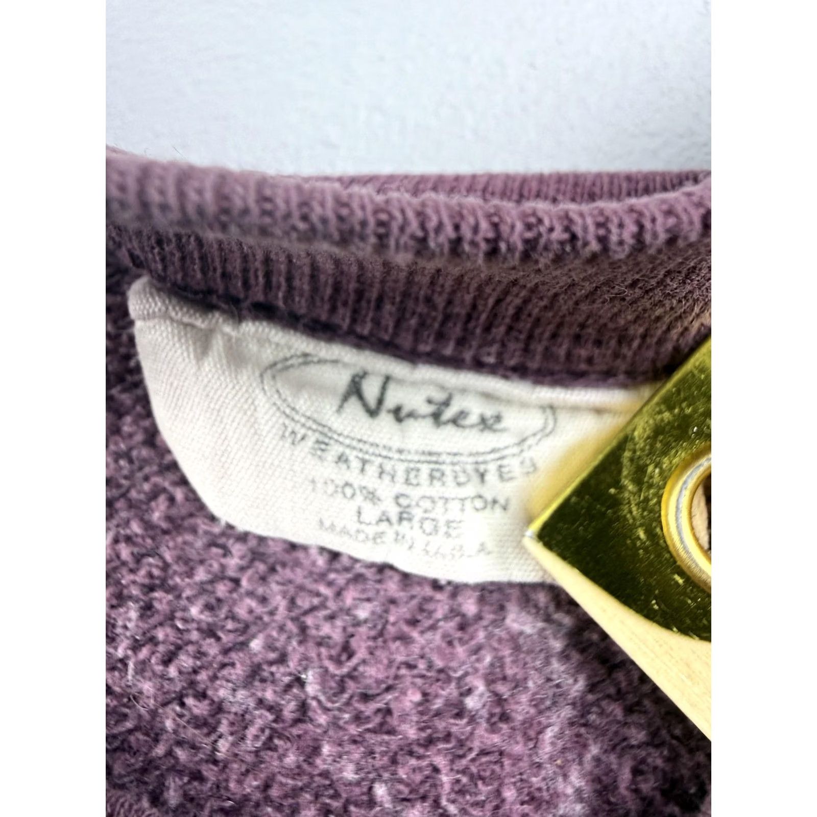 Vintage VINTAGE Nutex Sweatshirt Mens Large Purple Newseum Logo Graphic USA Shirt Mens L Purple Graphic Print Vintage Size US L / EU 52-54 / 3 - 3 Thumbnail