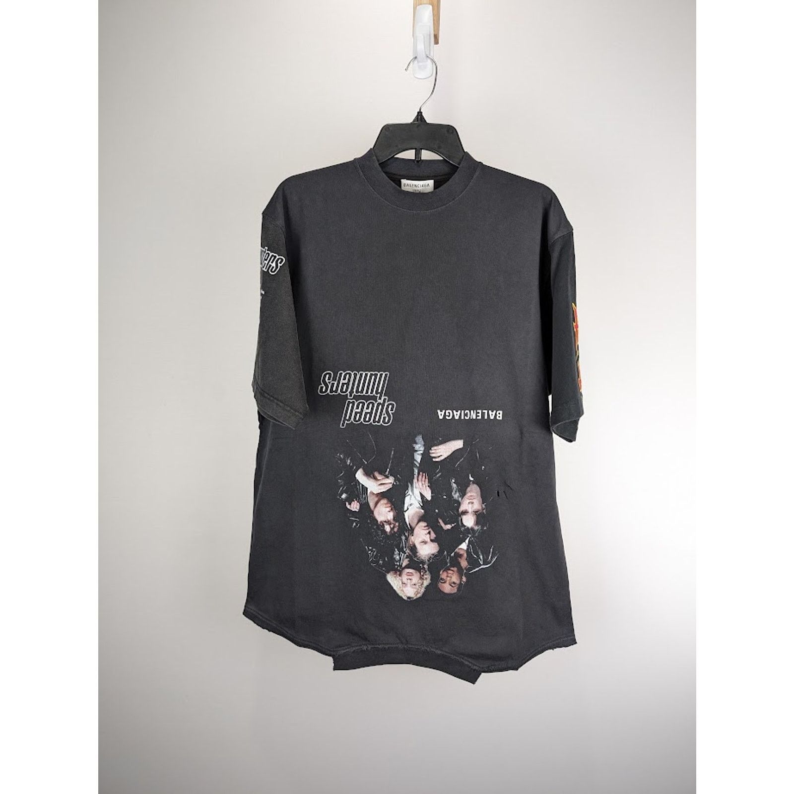 Balenciaga o1rshd1 Speed Hunter Short Sleeve T-Shirt in Black Size US S / EU 44-46 / 1 - 1 Thumbnail