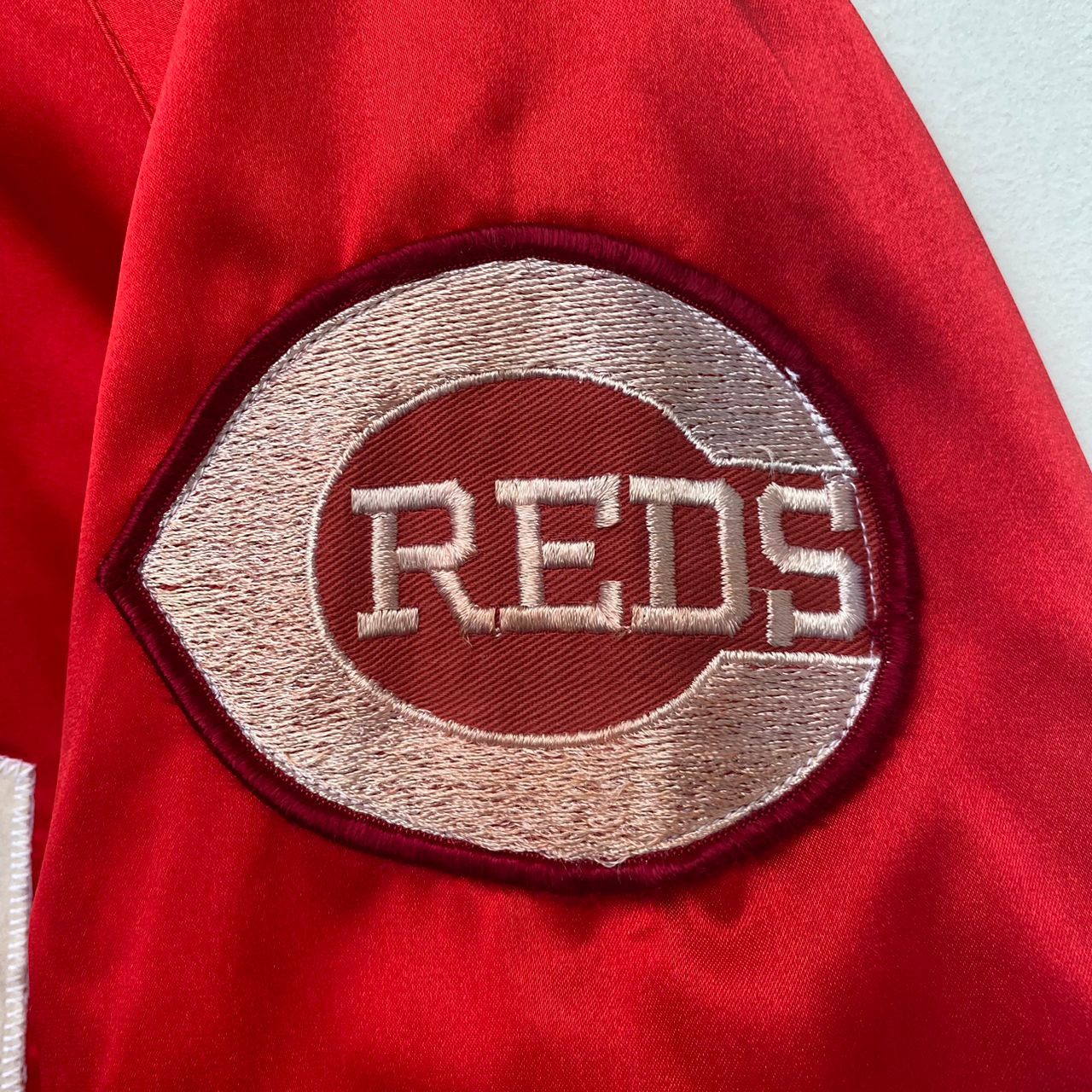 Vintage VINTAGE CINCINNATI REDS SATIN JACKET LARGE RED MLB Size US L / EU 52-54 / 3 - 6 Thumbnail