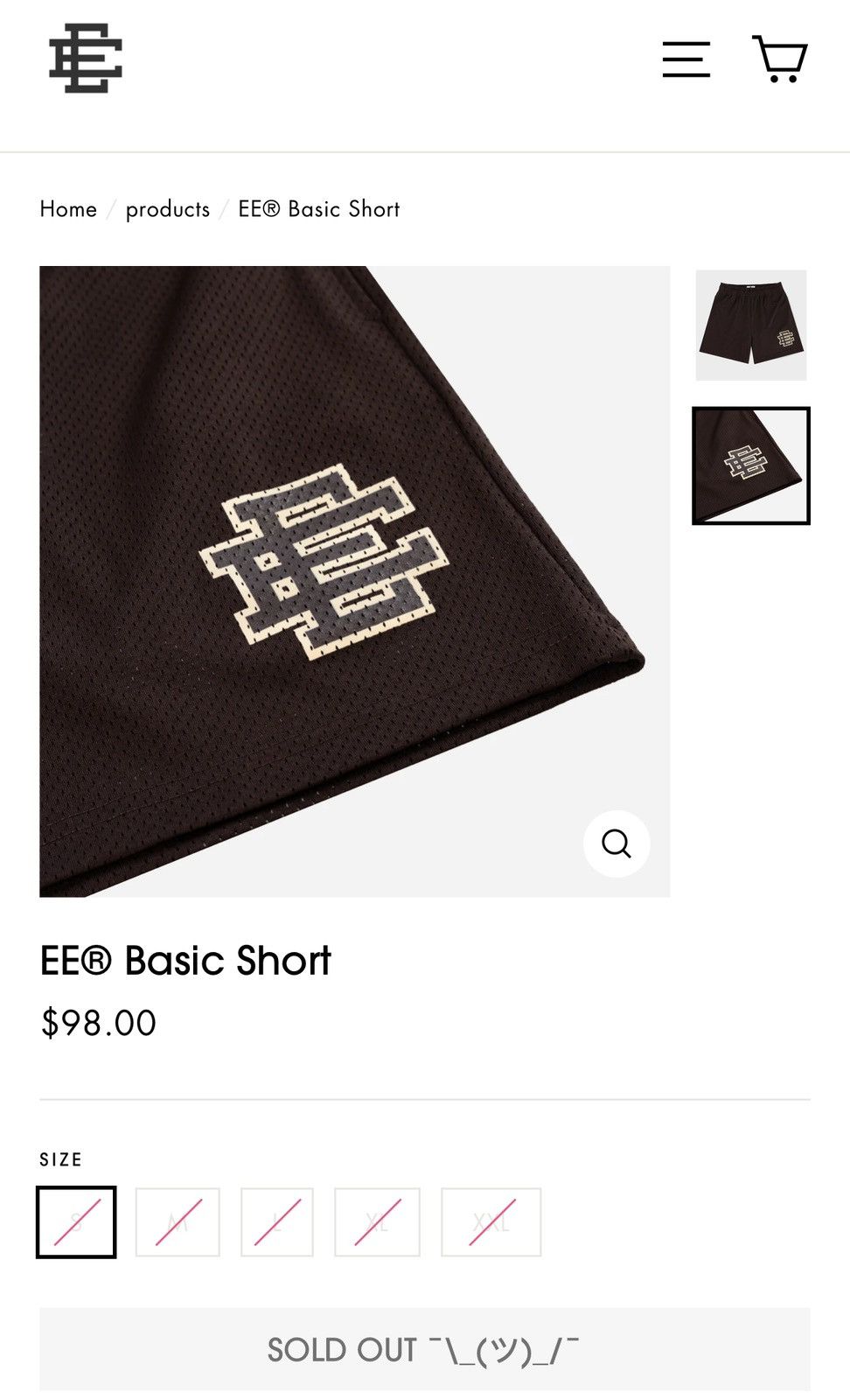 Eric Emanuel NEW Eric Emanuel Basic Shorts Brown Large Size US 34 / EU 50 - 9 Thumbnail