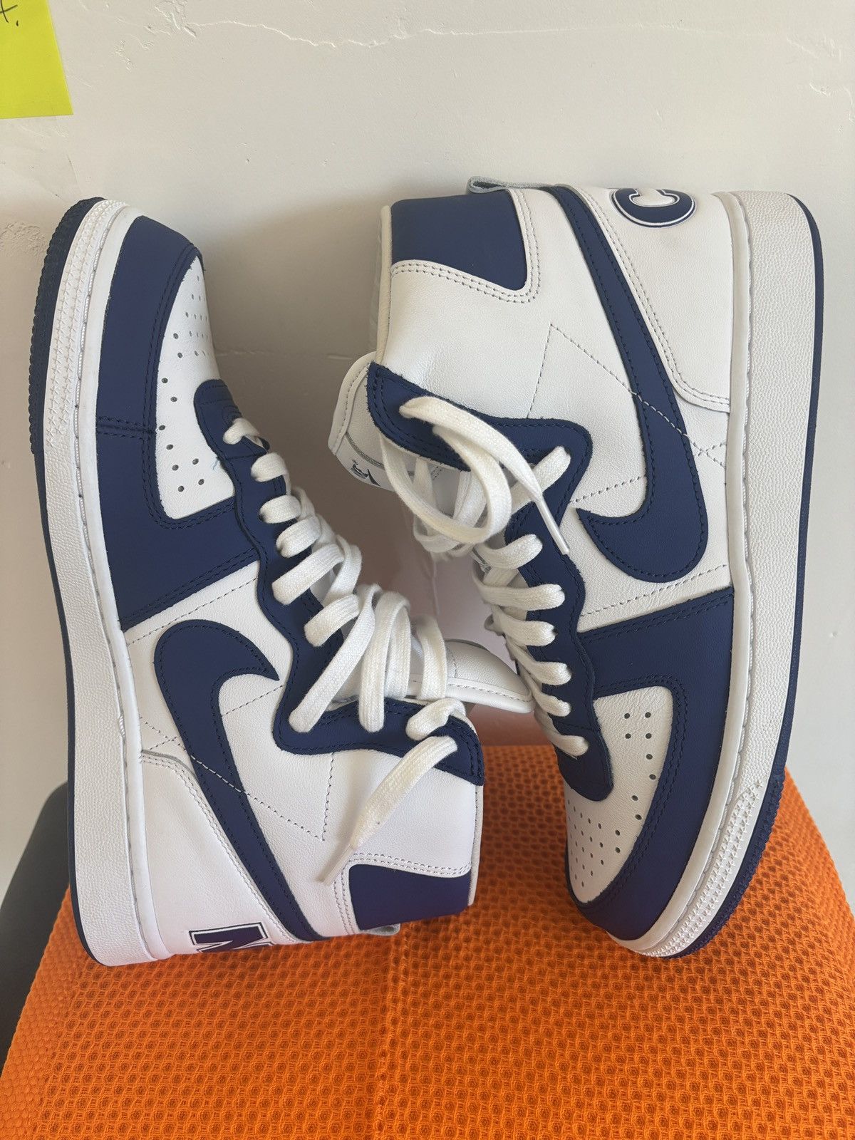 Comme des Garcons × Nike Nike Terminator High SP Comme Des Garcons Navy Size US 9 / EU 42 - 2 Thumbnail