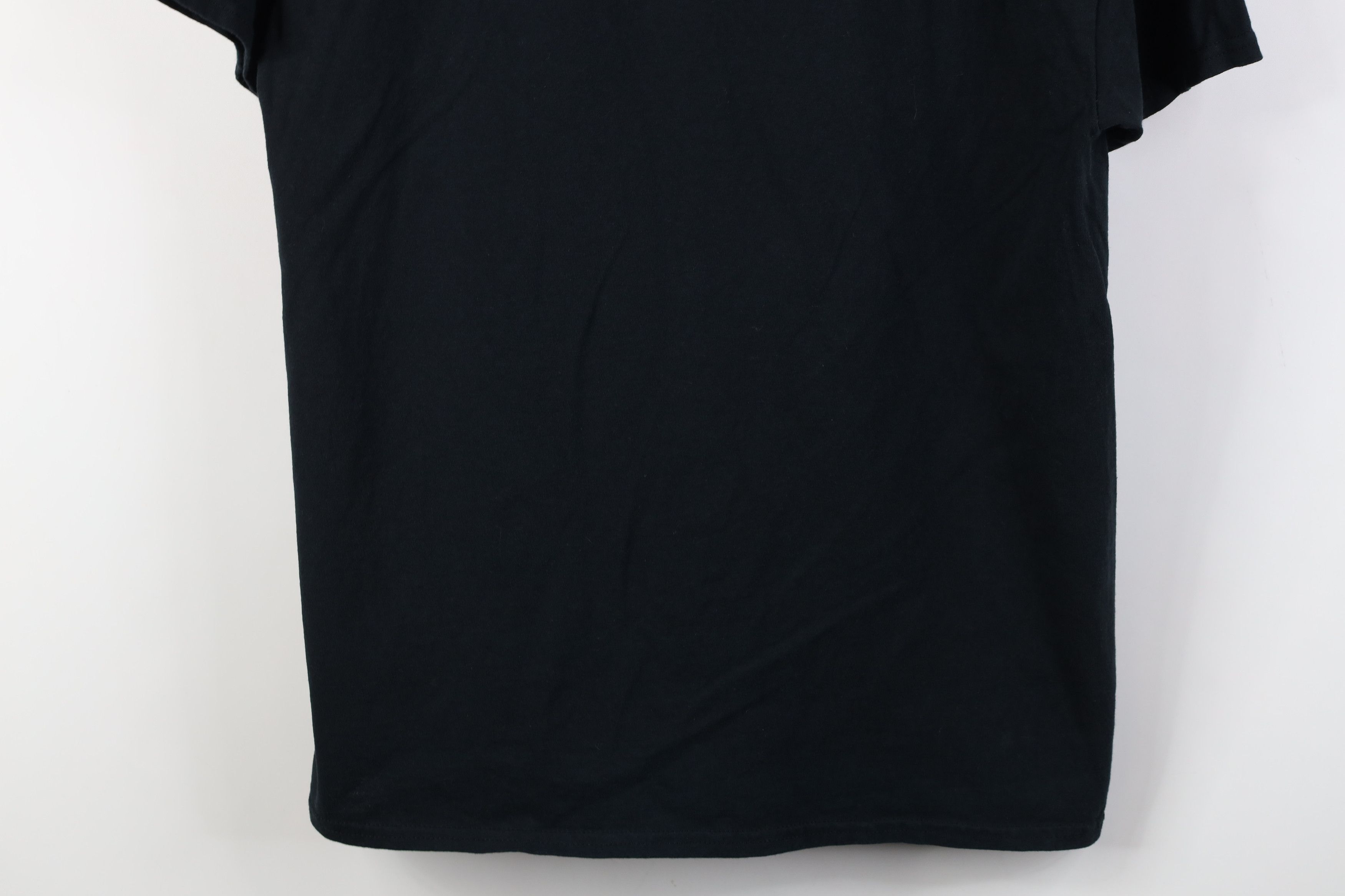 Vintage Vintage 90s Y2K Streetwear Faded Blank Cotton T-Shirt Black Size US M / EU 48-50 / 2 - 3 Thumbnail