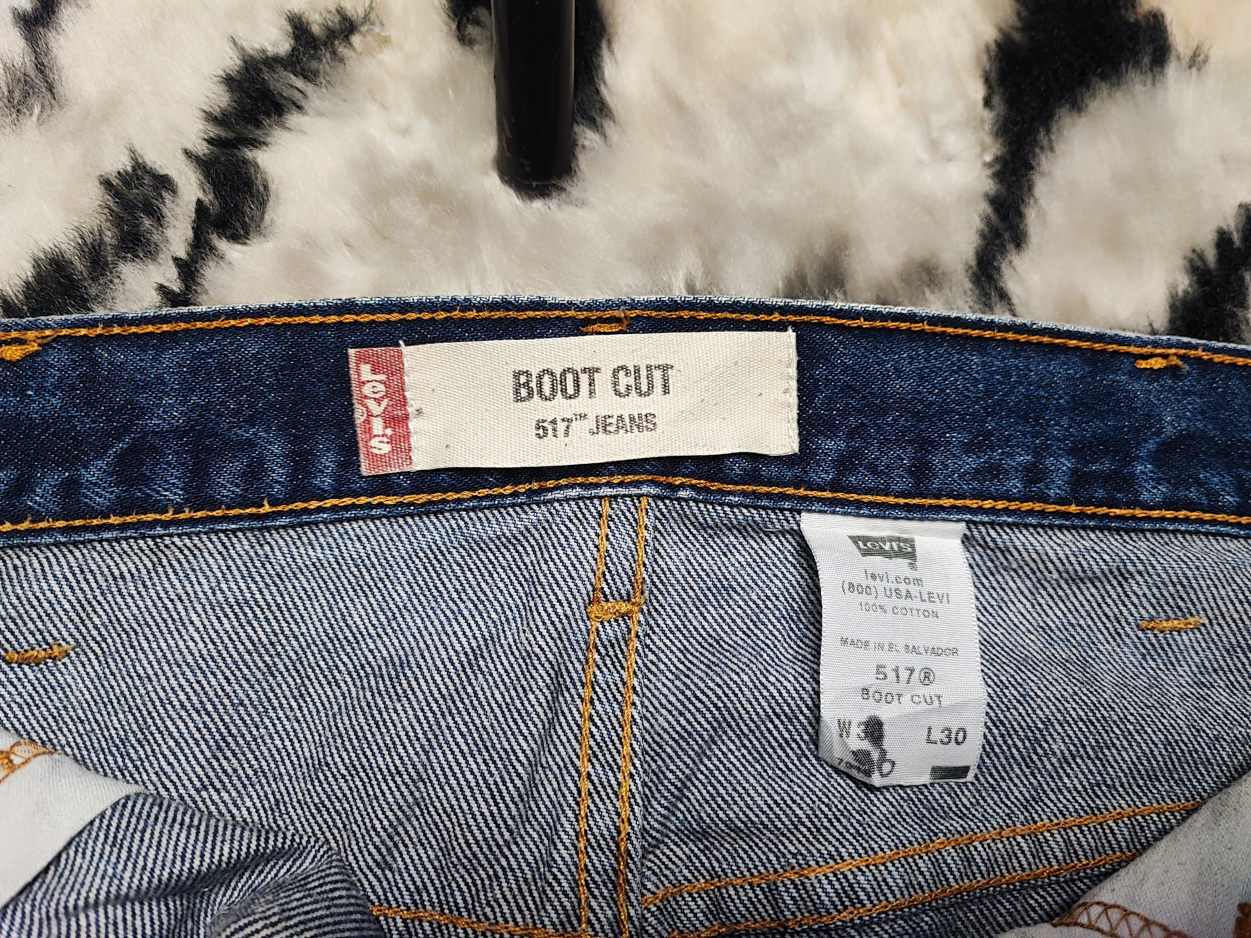 Levi's Vintage Levi's 517 Bootcut Baggy Faded Blue Flare W35X30 Size US 35 - 7 Thumbnail