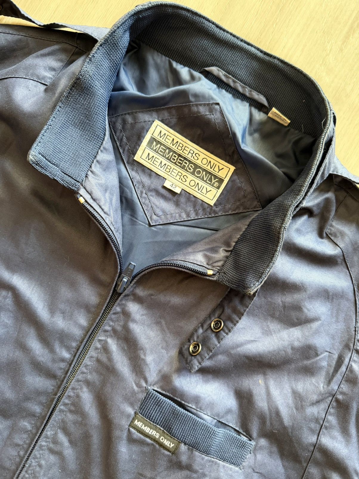 Vintage Vtg Oldsmobile Club North Texas Members Only Bomber Sz 42 Size US L / EU 52-54 / 3 - 4 Thumbnail