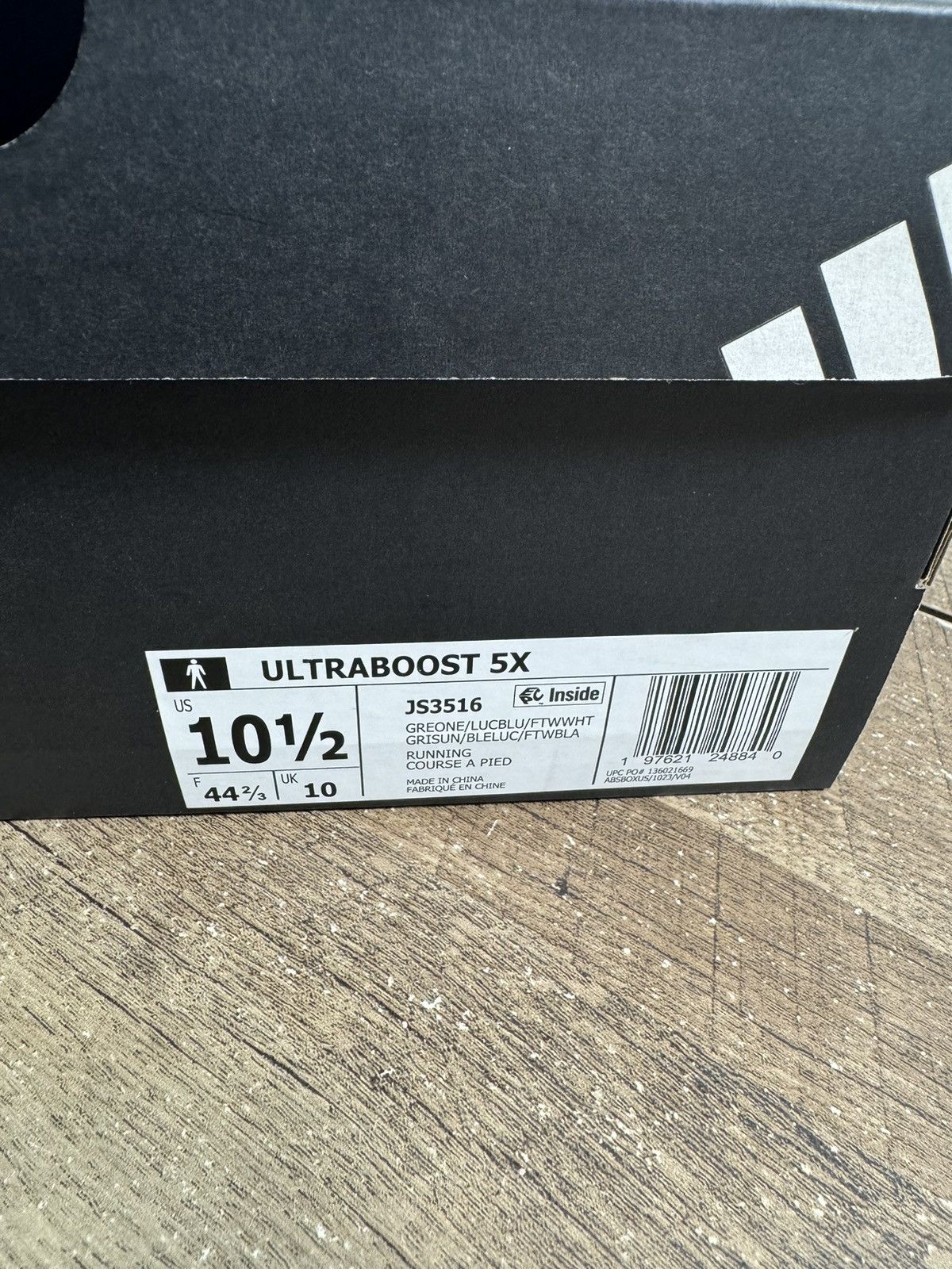 Adidas Size 10.5 adidas Ultraboost 5X Running Shoes Grey Men's New Size US 10.5 / EU 43-44 - 9 Thumbnail