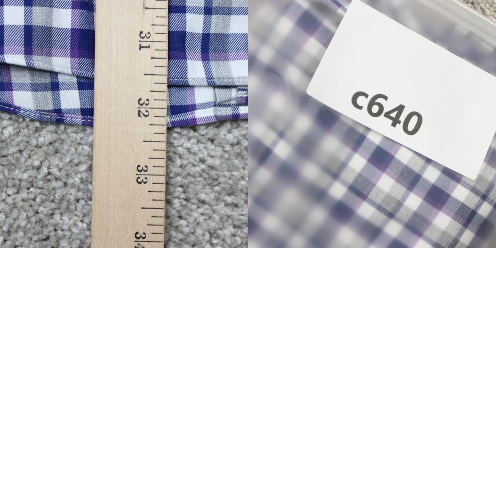 Brooks Brothers Brooks Brothers 346 Shirt Mens 17, 2/3 Purple/Blue Slim Fit Non-Iron Cotton L/S Shirt Size US XL / EU 56 / 4 - 9 Thumbnail