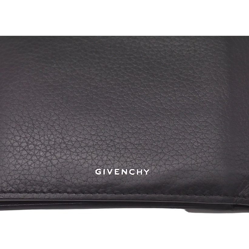 Givenchy 🔴 Givenchy 4G Logo 8CC Bifold Wallet - Black Leather Size ONE SIZE - 9 Thumbnail