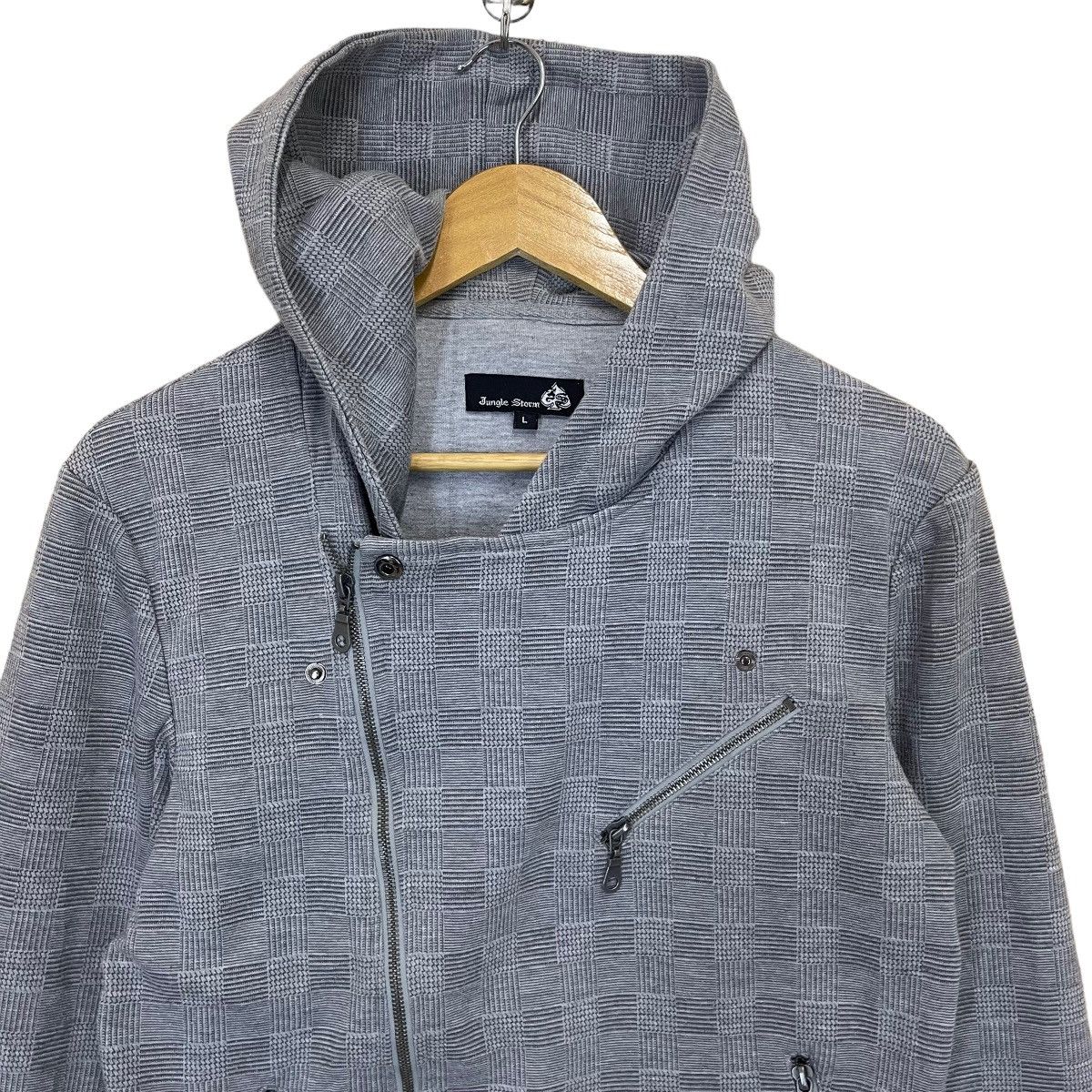 Issey Miyake Jungle Storm Double Collar Zipper Hoodie Size S Size US S / EU 44-46 / 1 - 2 Thumbnail