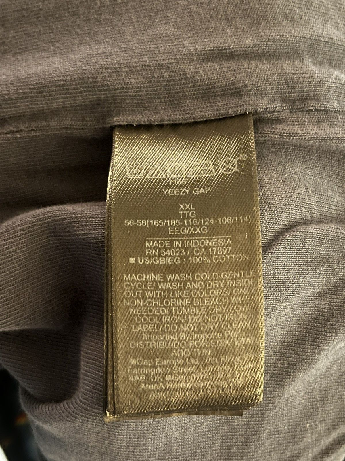 Gap × Yeezy Yzy gap double layer hoodie Size US XXL / EU 58 / 5 - 6 Thumbnail