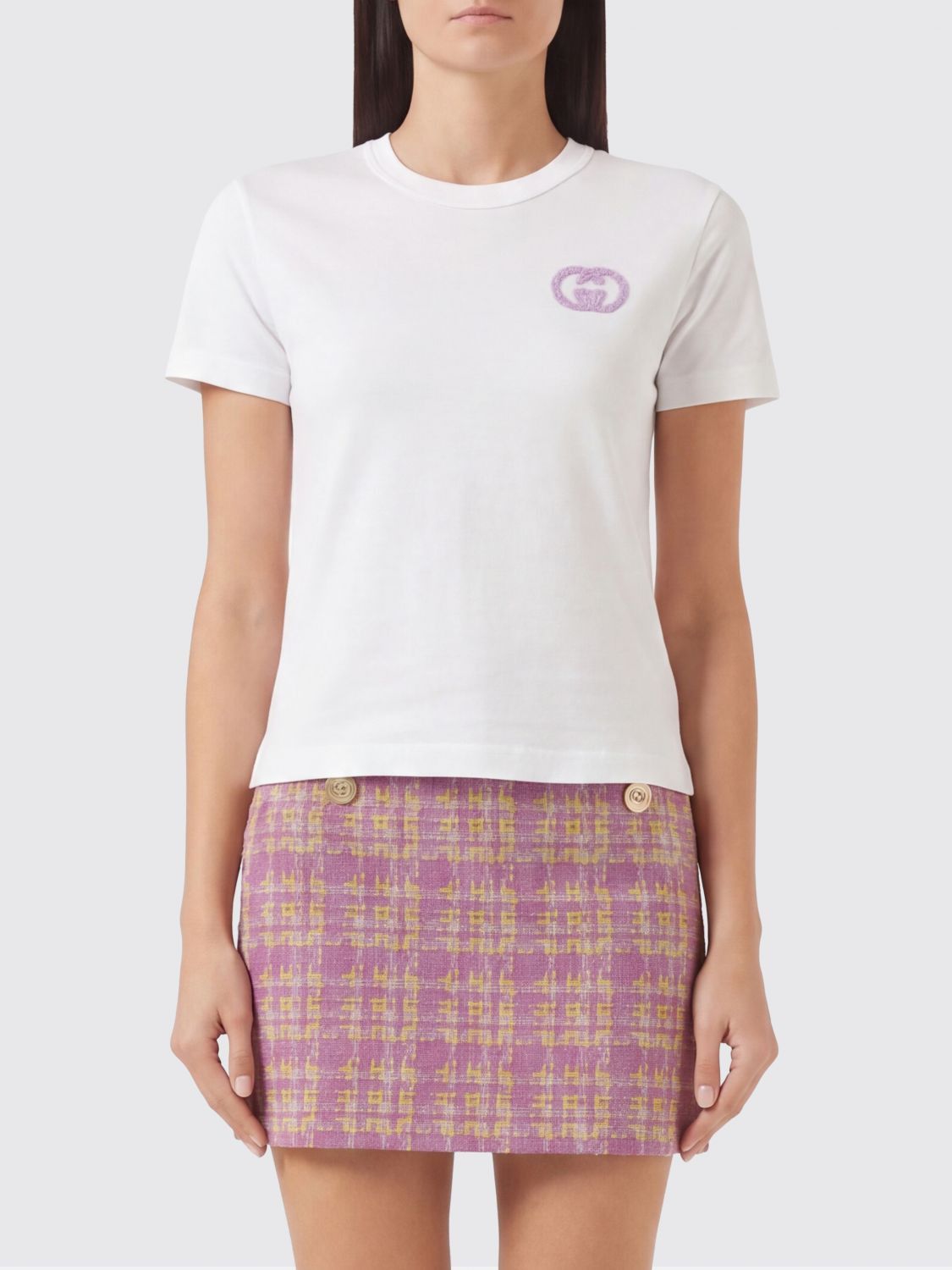 Gucci Gucci T-Shirt Woman White Size S / US 4 / IT 40 - 1 Thumbnail