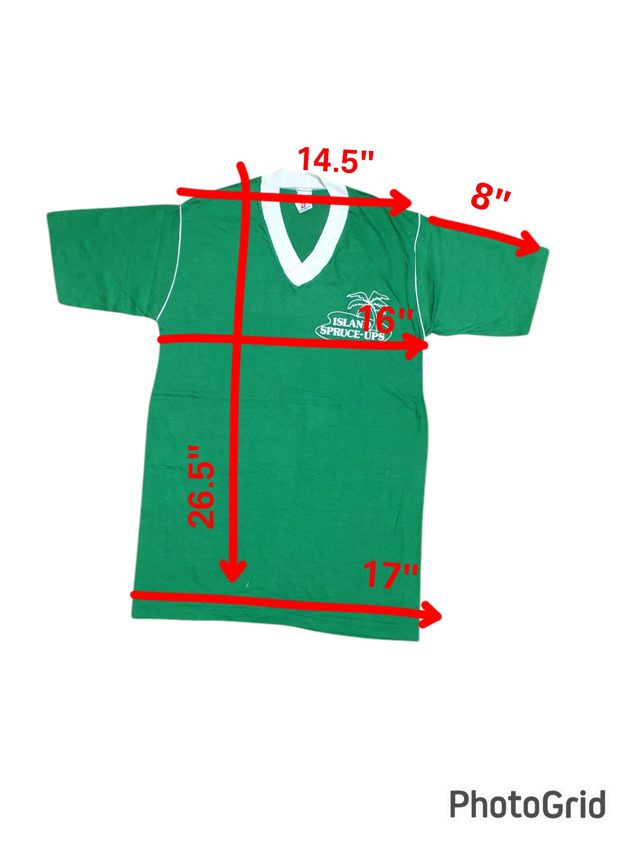 Soffe × Vintage VINTAGE SOFFE ATHLETIC 16”/26.5” V-COLAR T-SHIRT Size US M / EU 48-50 / 2 - 8 Thumbnail