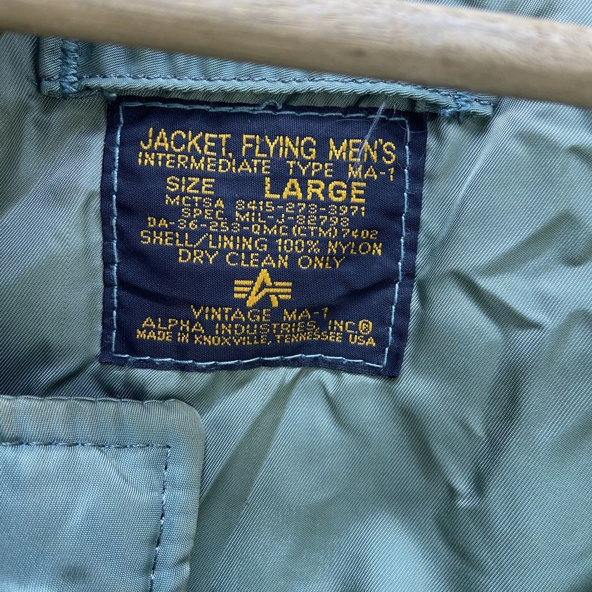 Alpha Industries Vintage MA 1 Alpha Industries US Air Force Bomber Jacket Size US L / EU 52-54 / 3 - 23 Thumbnail