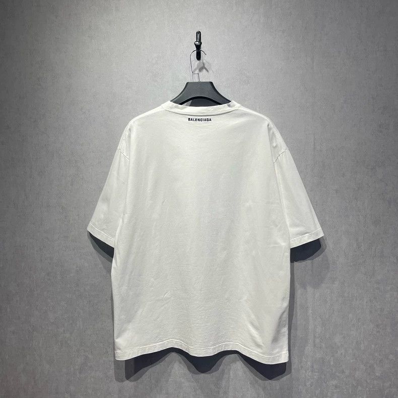 Balenciaga Balenciaga Smiley Face Pattern Short Sleeve, Size M Size US M / EU 48-50 / 2 - 2 Thumbnail