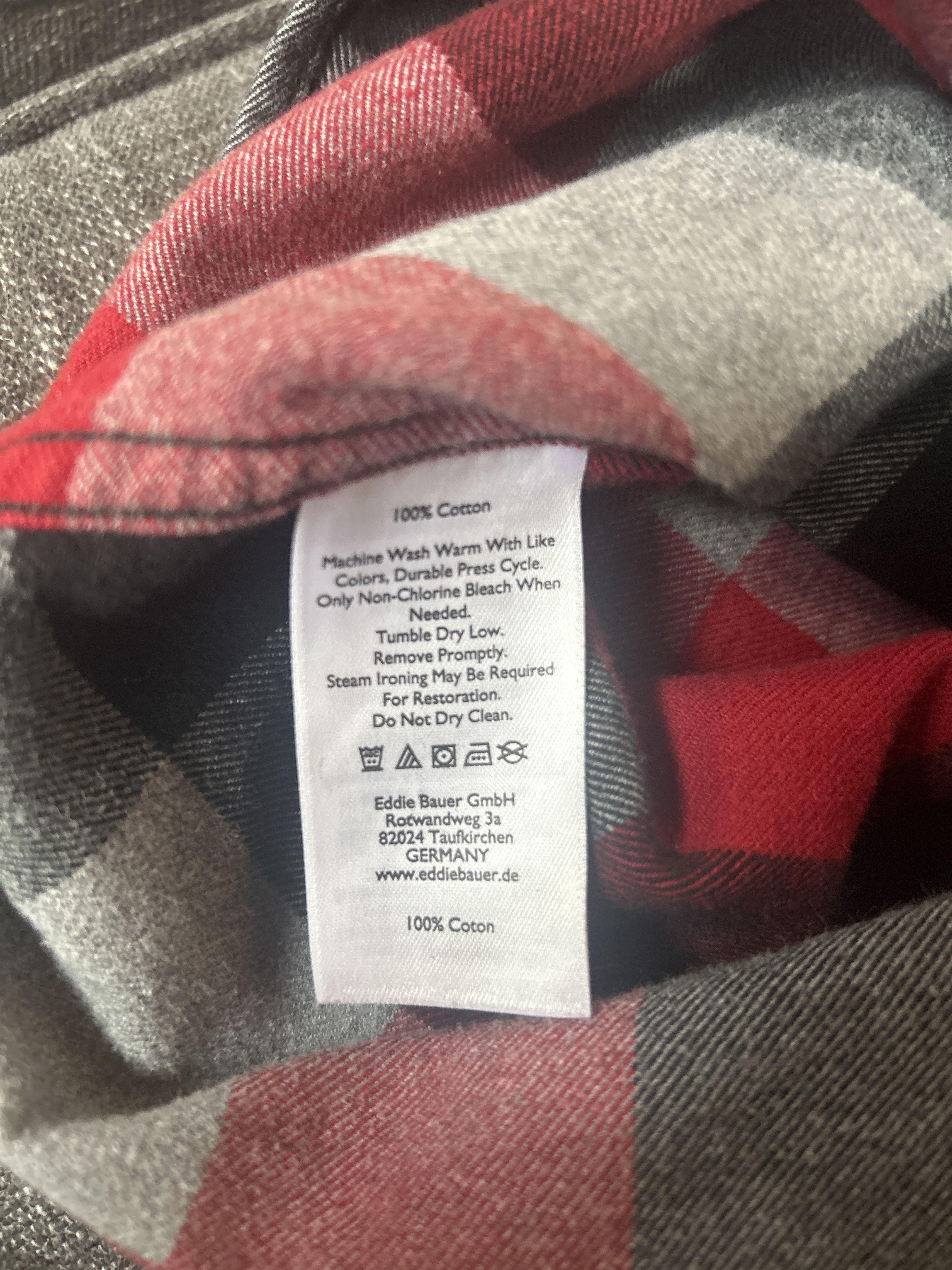 Eddie Bauer Eddie Bauer Slim Fit Flannel – Red Black Buffalo Plaid Size US L / EU 52-54 / 3 - 3 Thumbnail